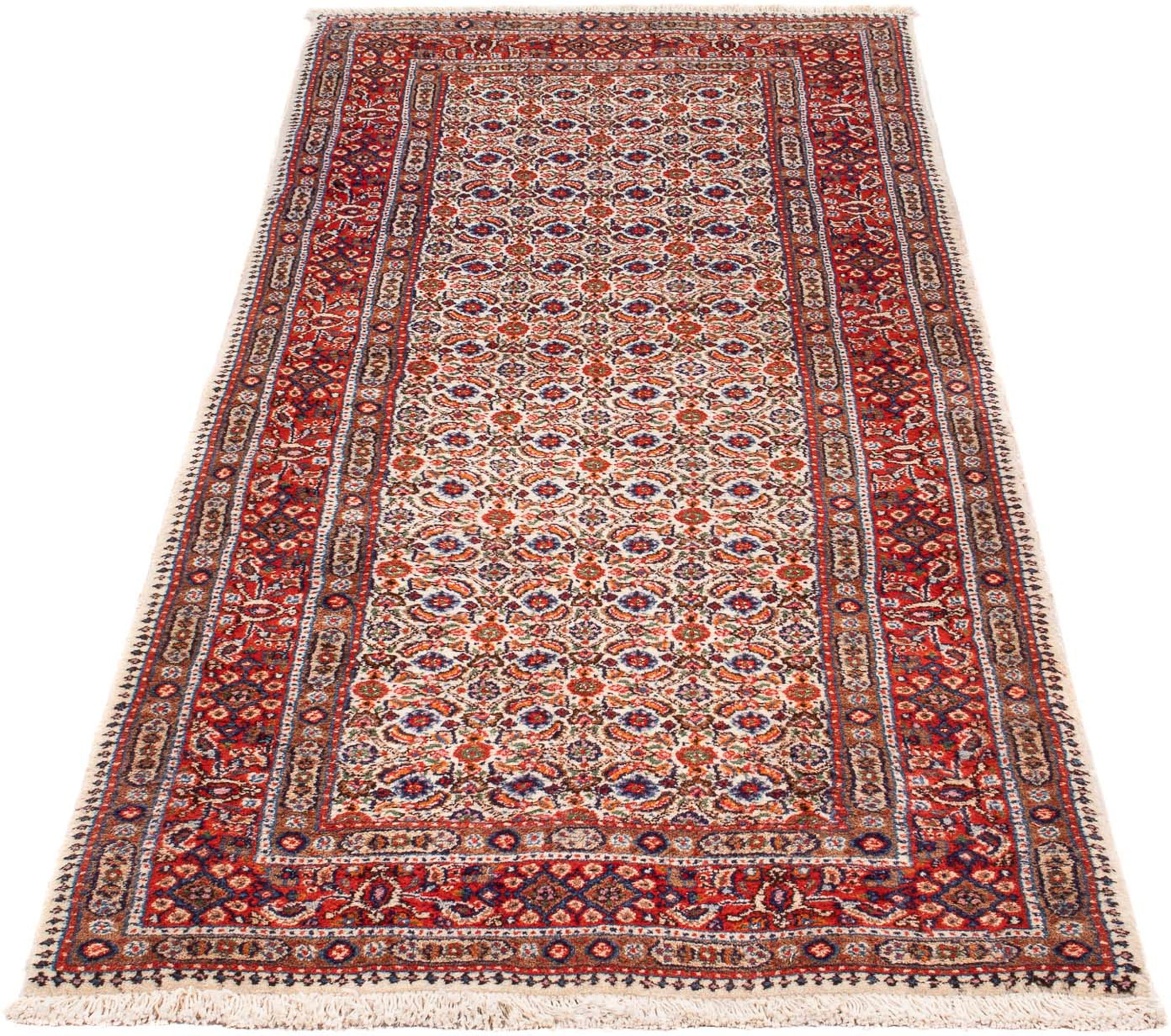 morgenland Orientteppich "Perser - Classic - 195 x 77 cm - mehrfarbig", rechteckig, 10 mm Höhe, Wohnzimmer, Handgeknüpft