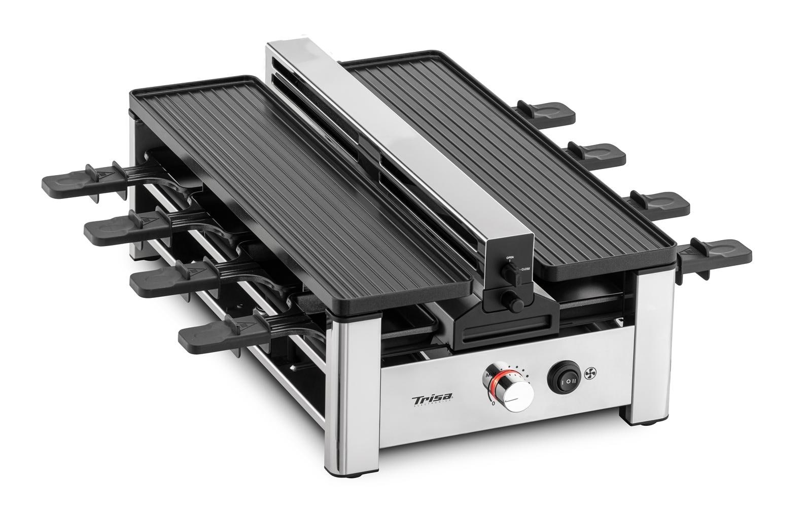 Trisa Raclette »Pure Melt 8 Personen« 8 Stk. Raclettepfännchen 1.500 W