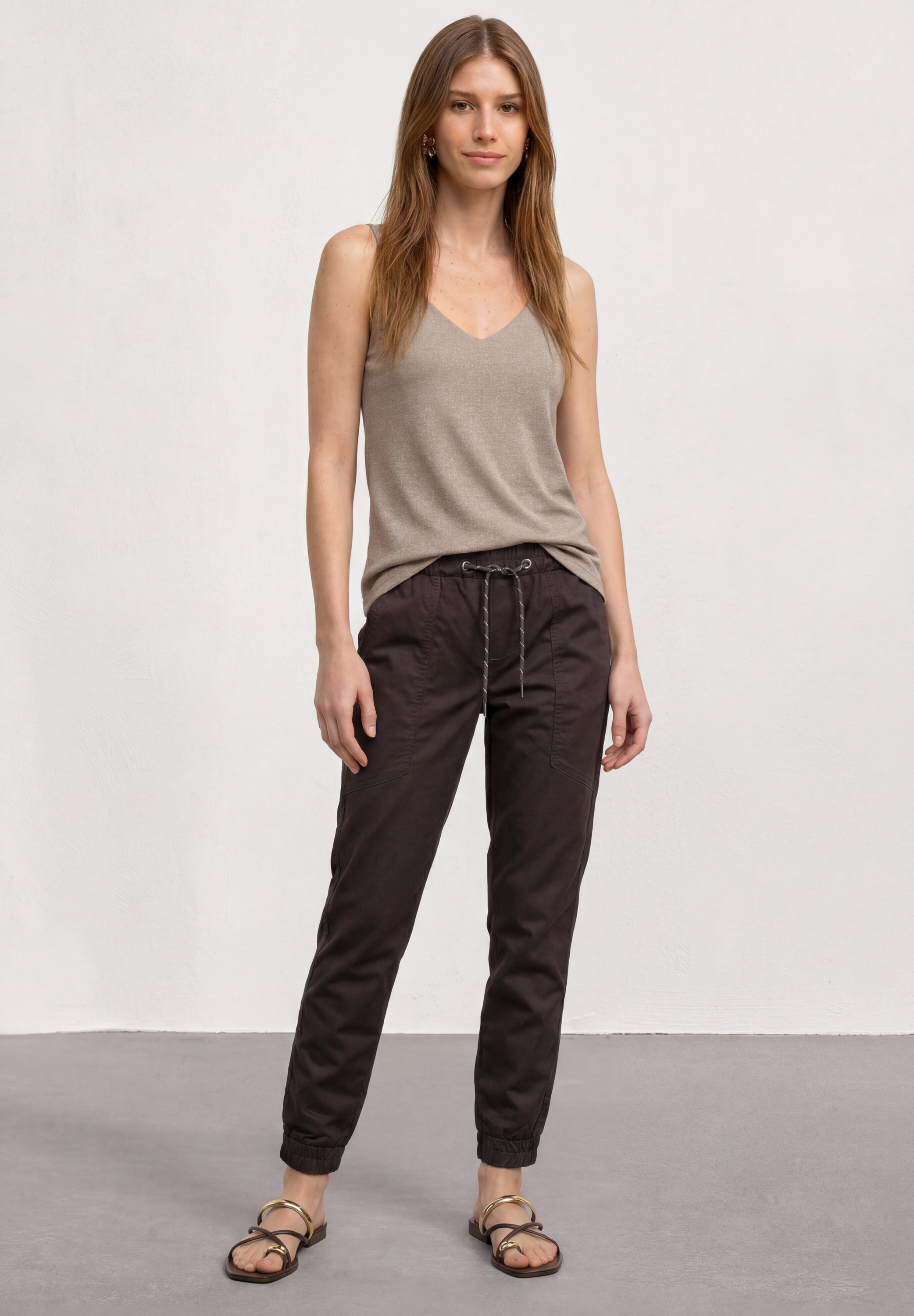 STREET ONE Jogger Pants  aus Baumwolle mit Stretchanteil