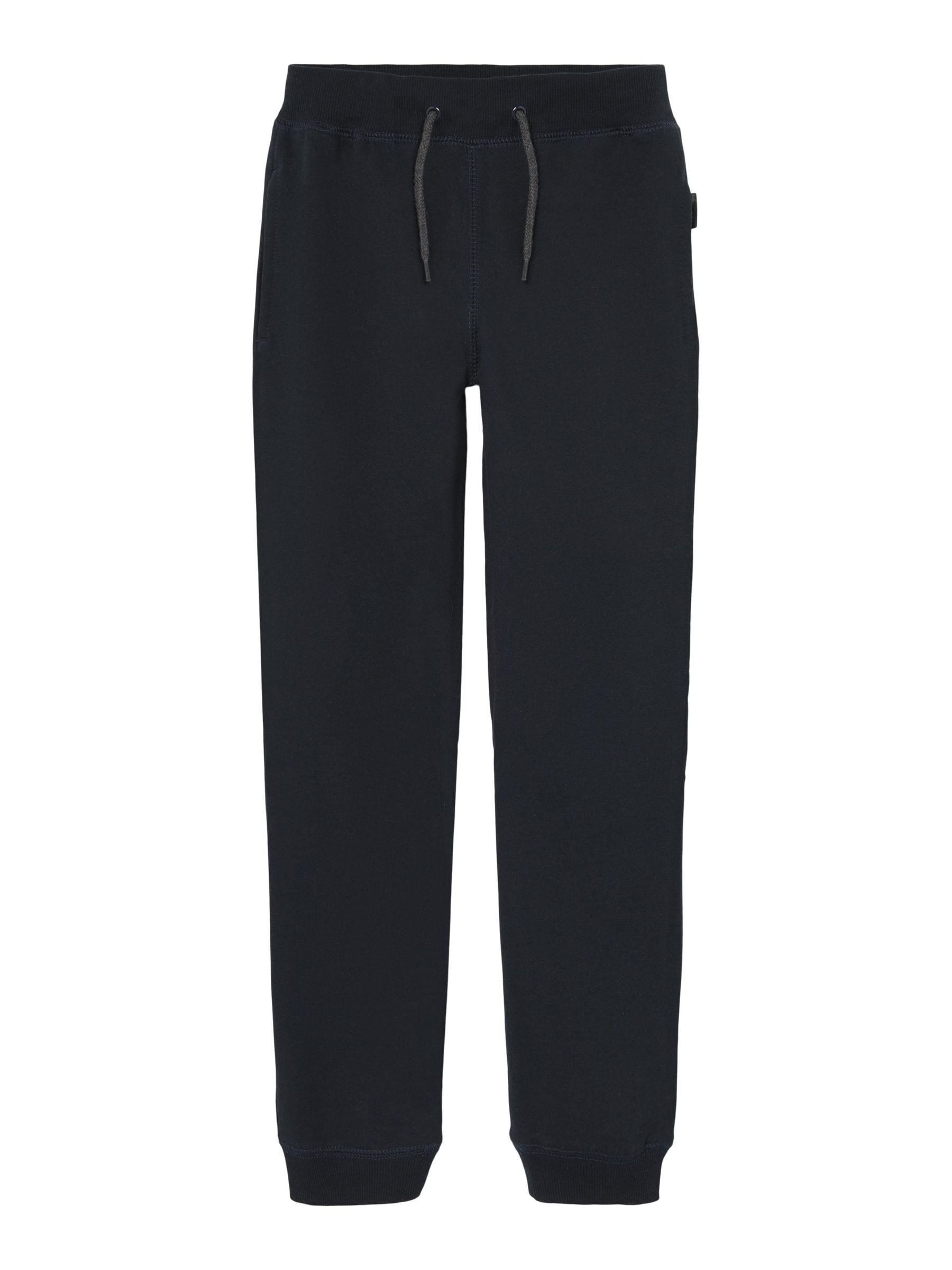 Name It Trainingshose »NKMSWEAT für Jungen mit verstellbarem Bund und Kordelzug«, unifarben, casual, regular fit, Baumwollmix, Rundhals