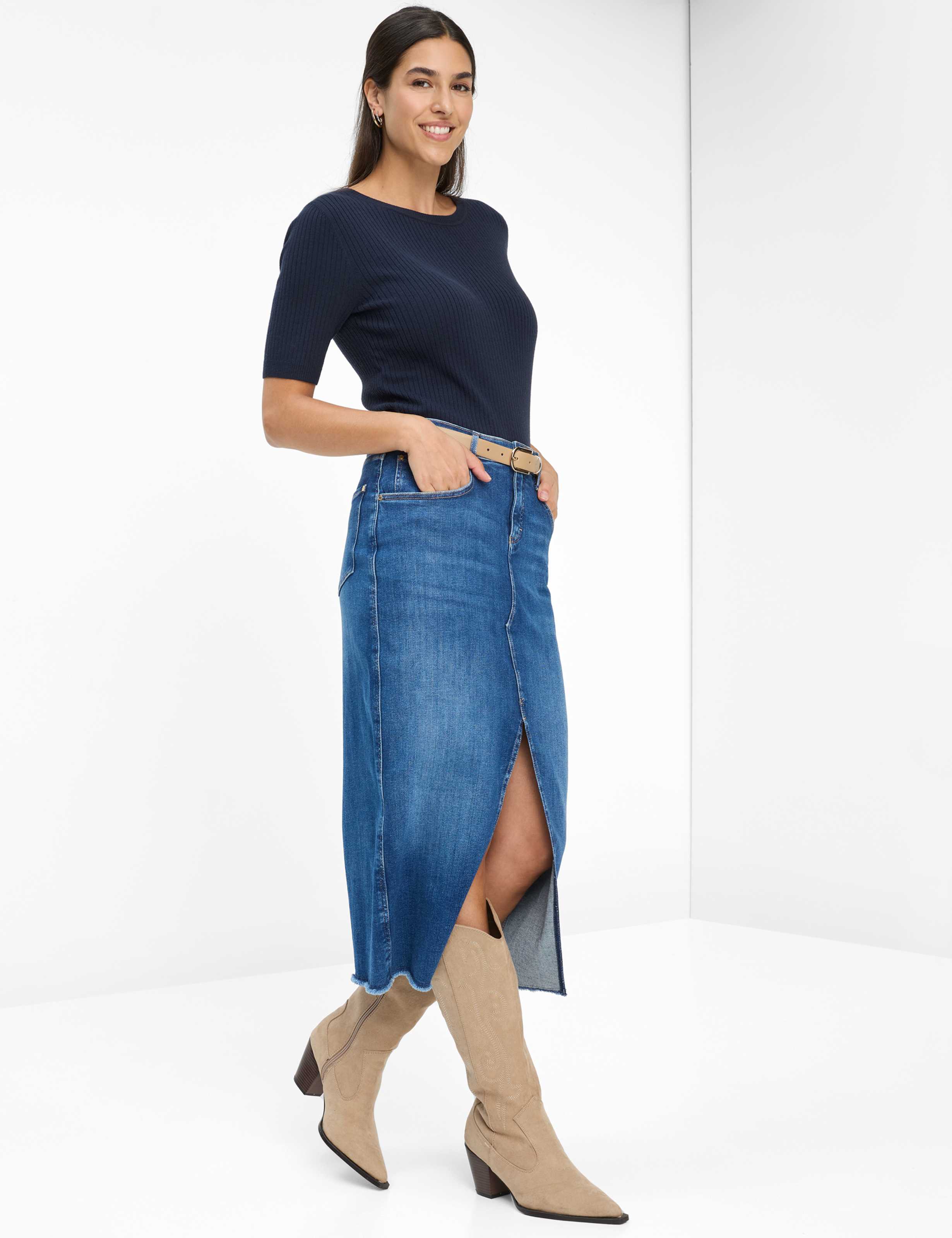 Thumbnail - Brax Jeansrock "Style KACIE"