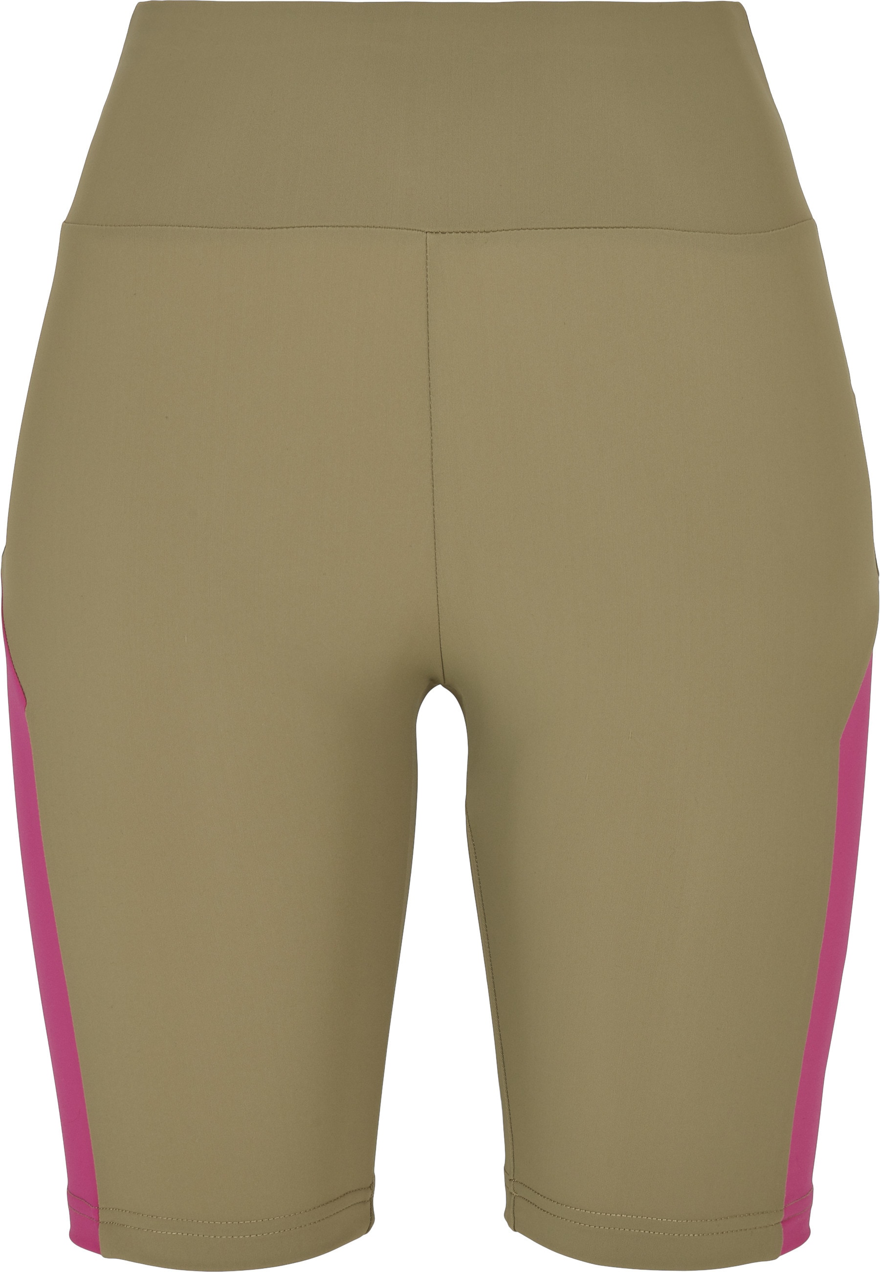 URBAN CLASSICS Fahrradhose "Urban Classics Damen Ladies Color Block Cycle Shorts"