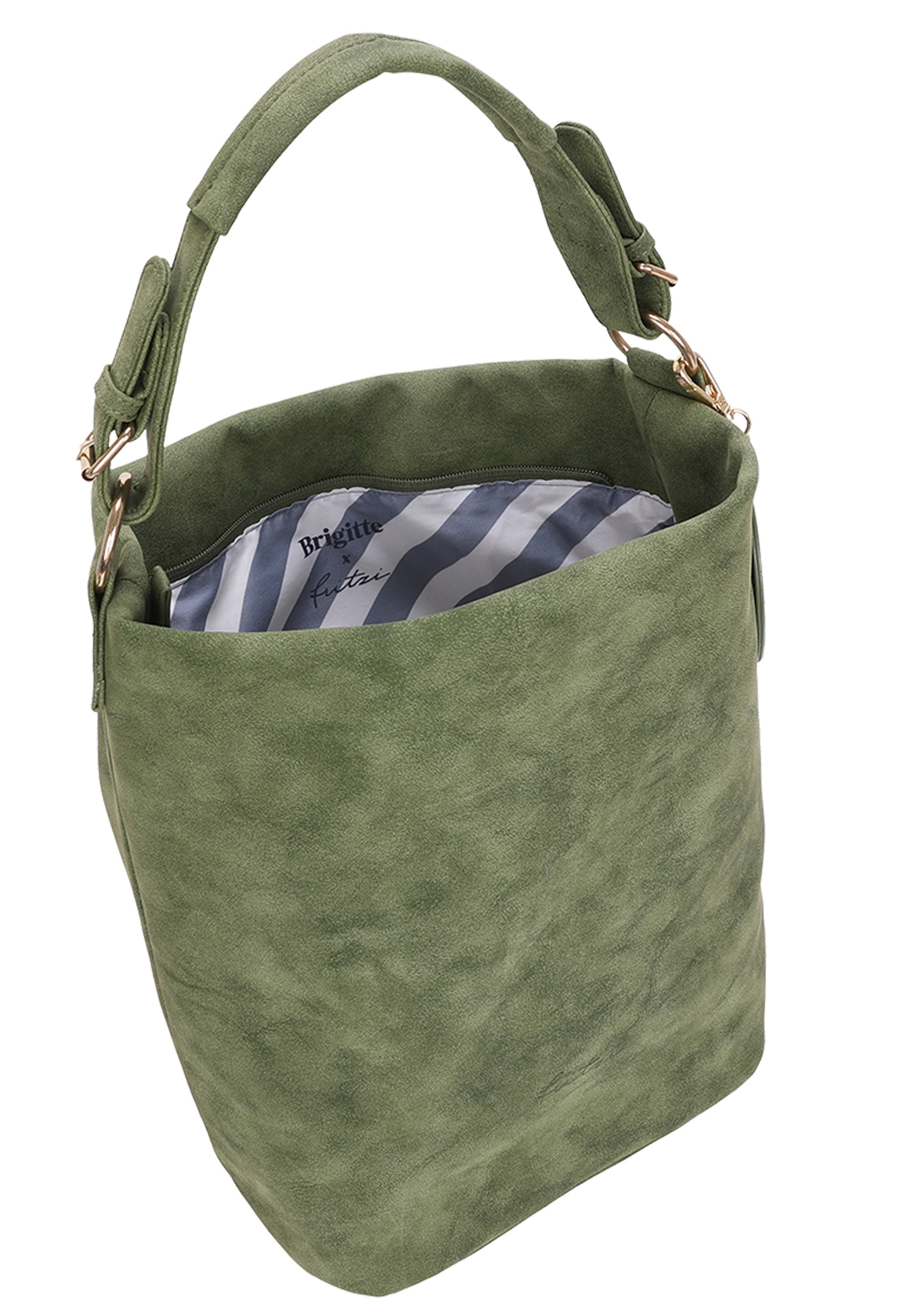Fritzi aus Preußen Schultertasche »Brigitte x fritzi Special Hobo01«, mit abnehmbarem Anhänger