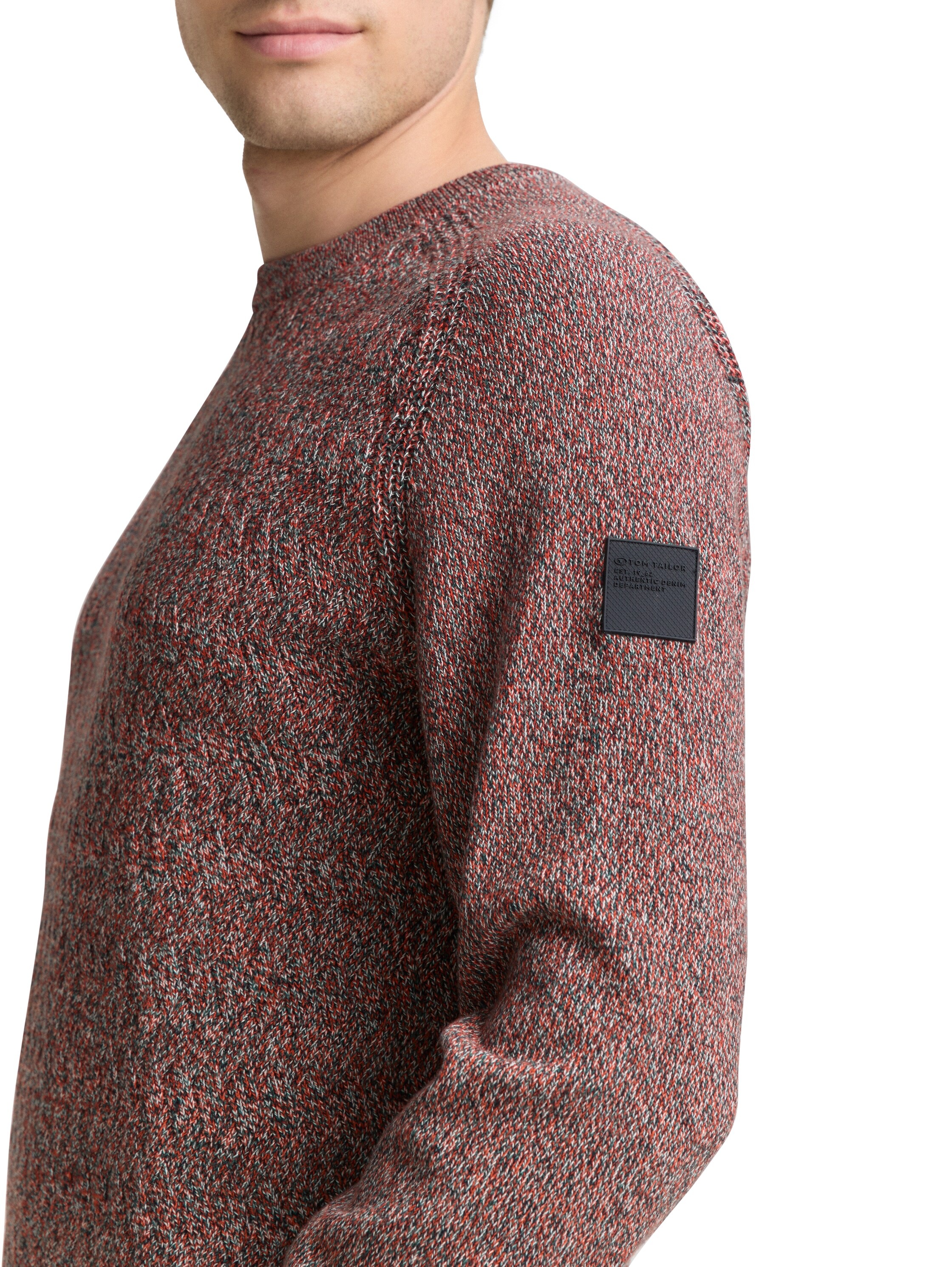 Thumbnail - TOM TAILOR Strickpullover mit Logo Stickerei am Arm