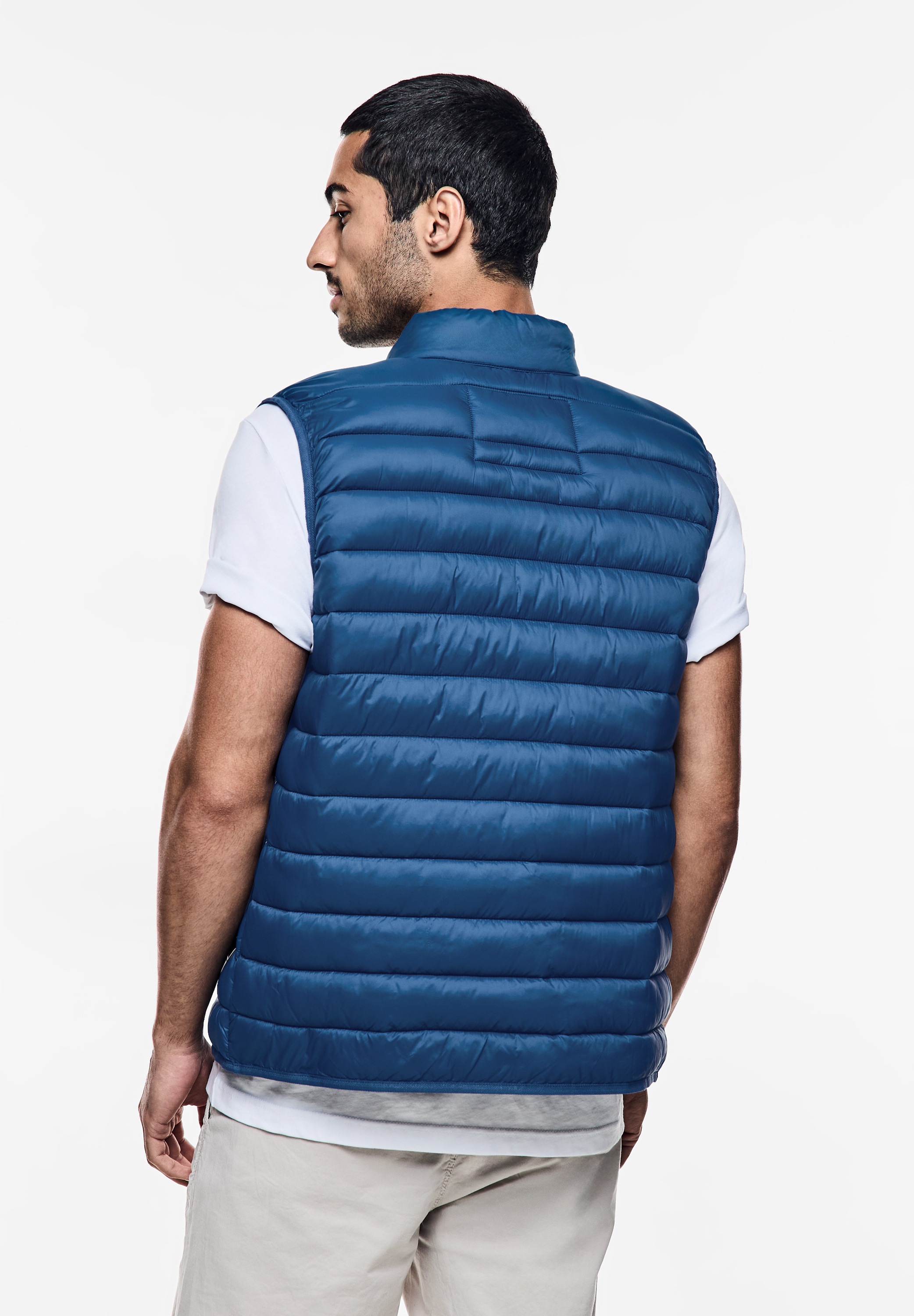 STREET ONE MEN Steppweste, mit Zipper