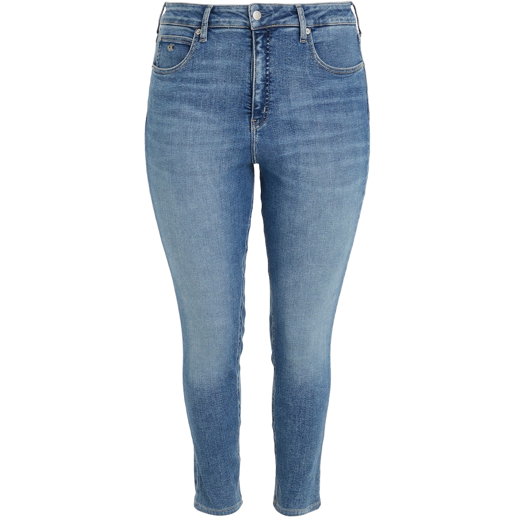 Calvin Klein Jeans Plus Skinny-fit-Jeans »HIGH RISE SKINNY ANKLE PLUS«, Jeans wird in Weiten angeboten