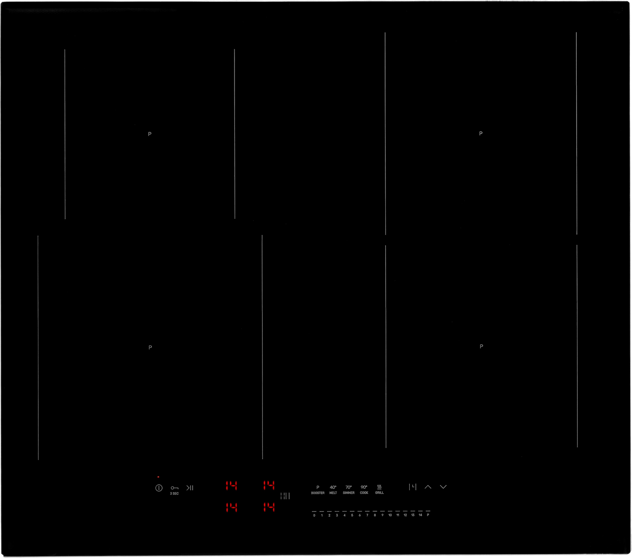 Amica Induktions-Kochfeld "KMI 772 660 C" Viel Platz und schnelle Hitze für günstig online kaufen