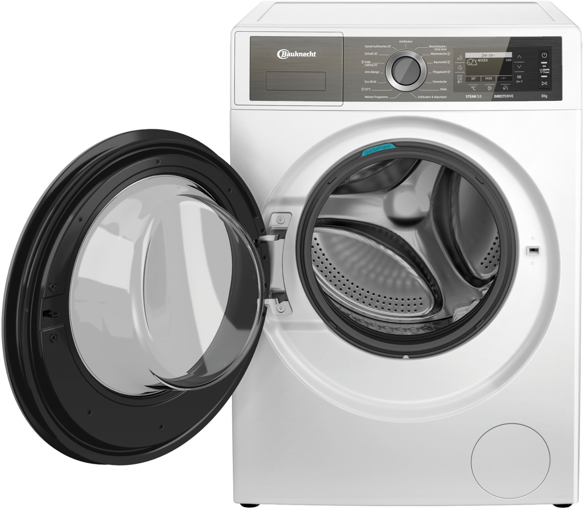 BAUKNECHT Waschmaschine »B7X 89E SILENCE DE«, 8 kg, 1400 U/min