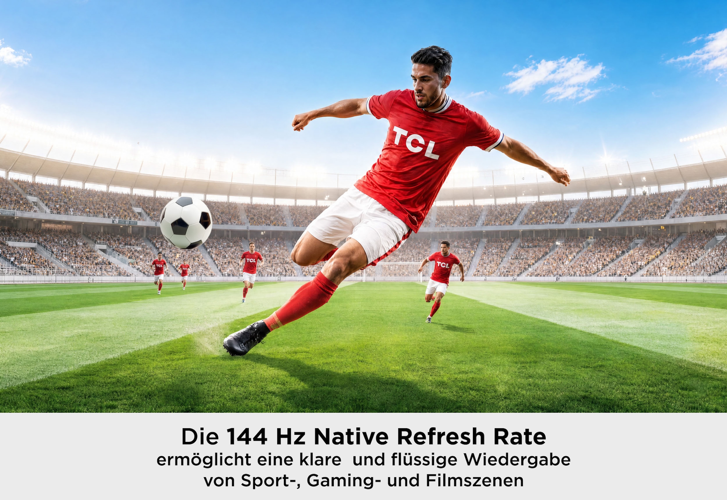 TCL Mini-LED-Fernseher »55T8D« 139 cm/55 ″ Smart-TV QD-Mini LED, AiPQ Pro Prozessor, 144Hz, ONKYO 2.1, Apple AirPlay 2
