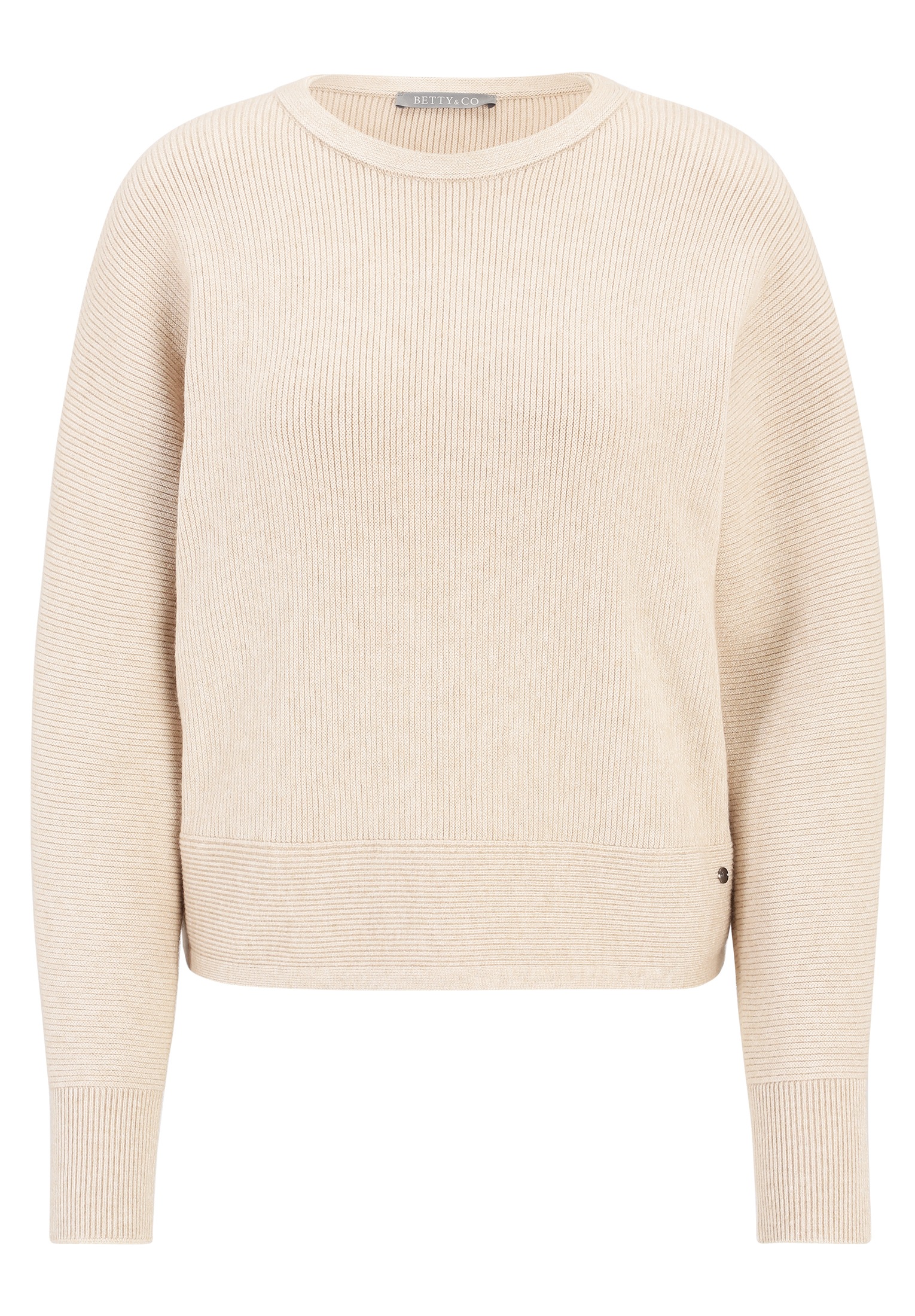Betty&Co Strickpullover »Betty & Co Strickpullover mit Struktur«, (1 tlg.), Struktur
