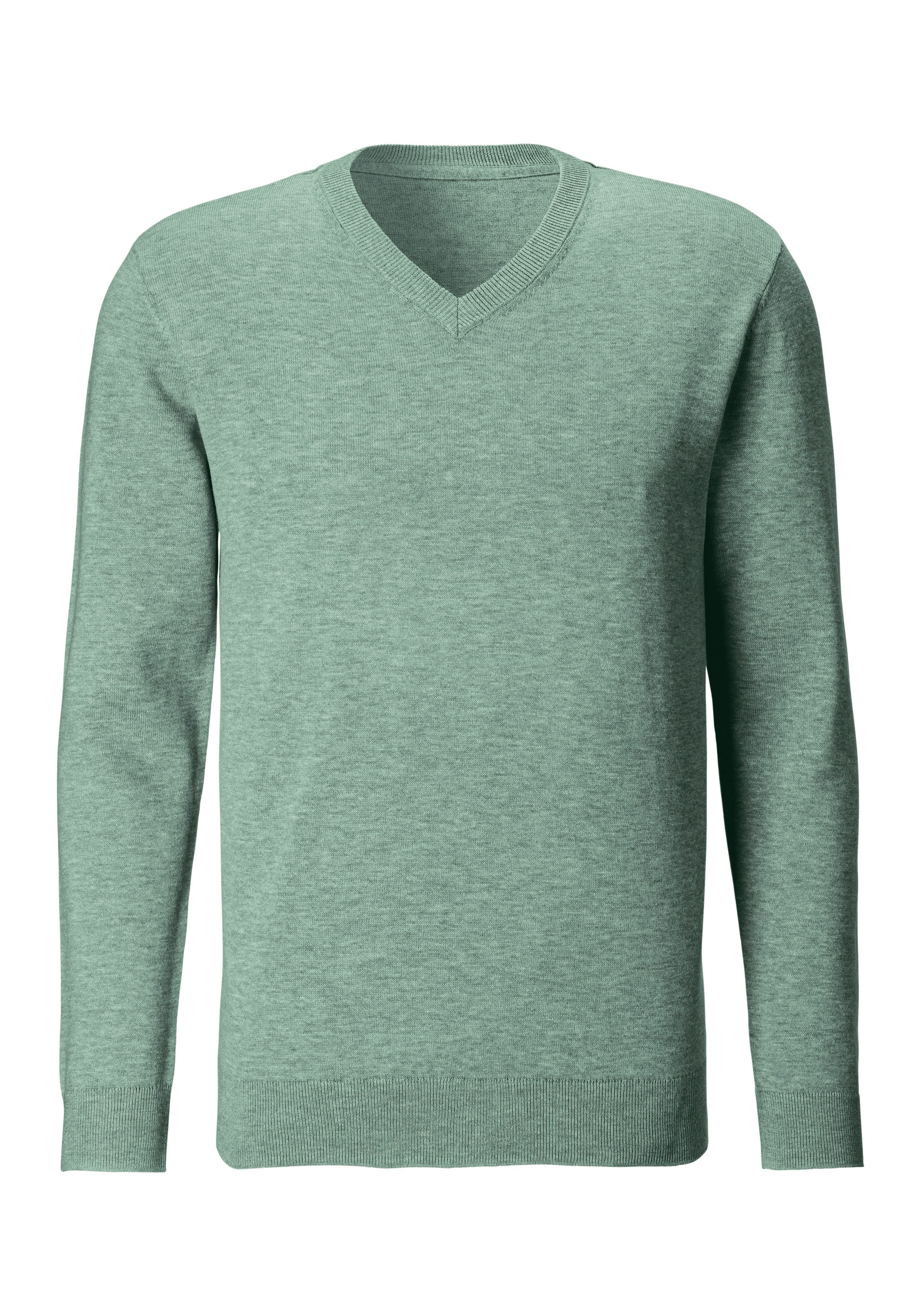 H.I.S Strickpullover, mit V-Ausschnitt, Pullover aus Feinstrick, Baumwollmi günstig online kaufen