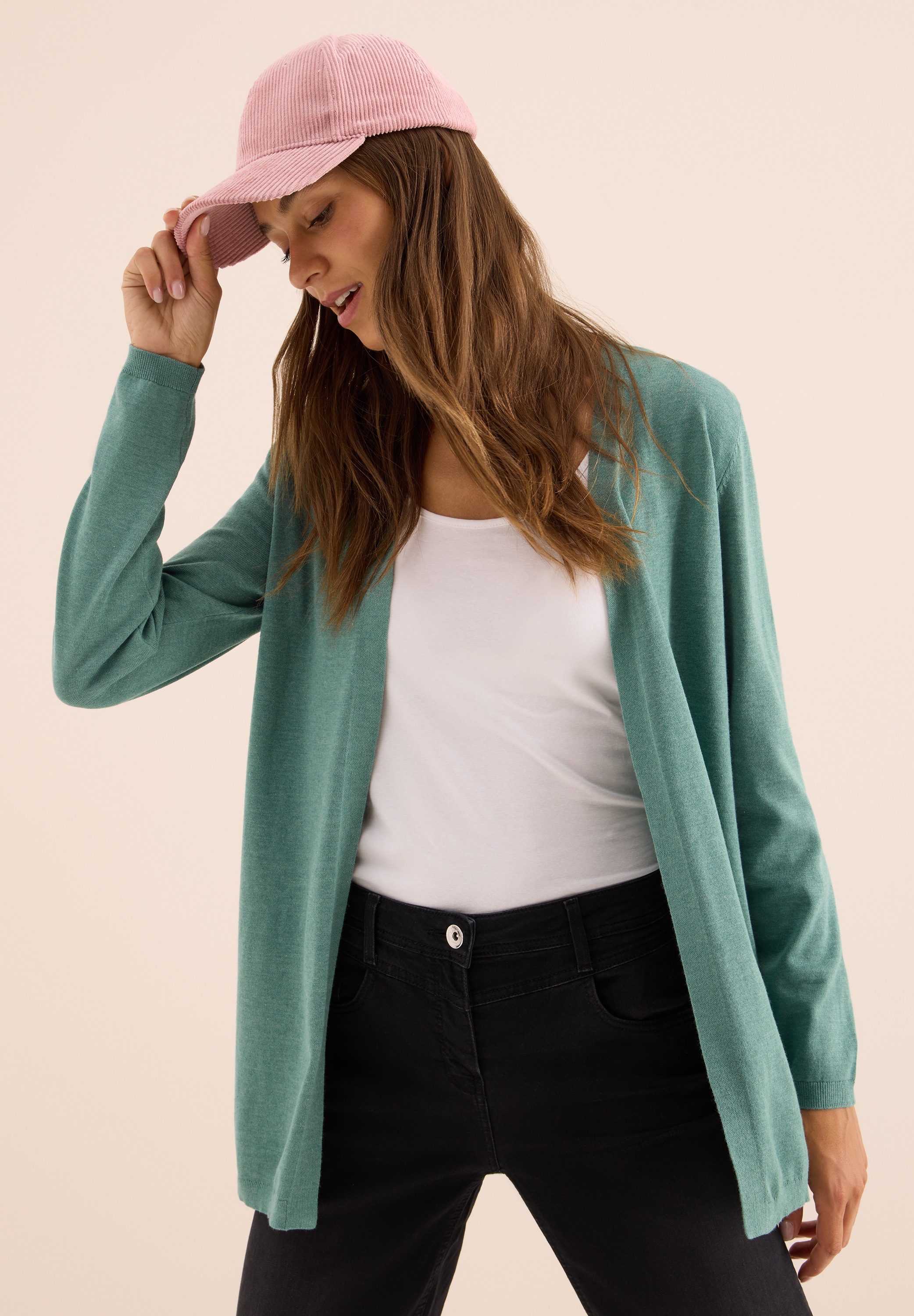 Cecil Longstrickjacke softe Baumwollmischung günstig online kaufen