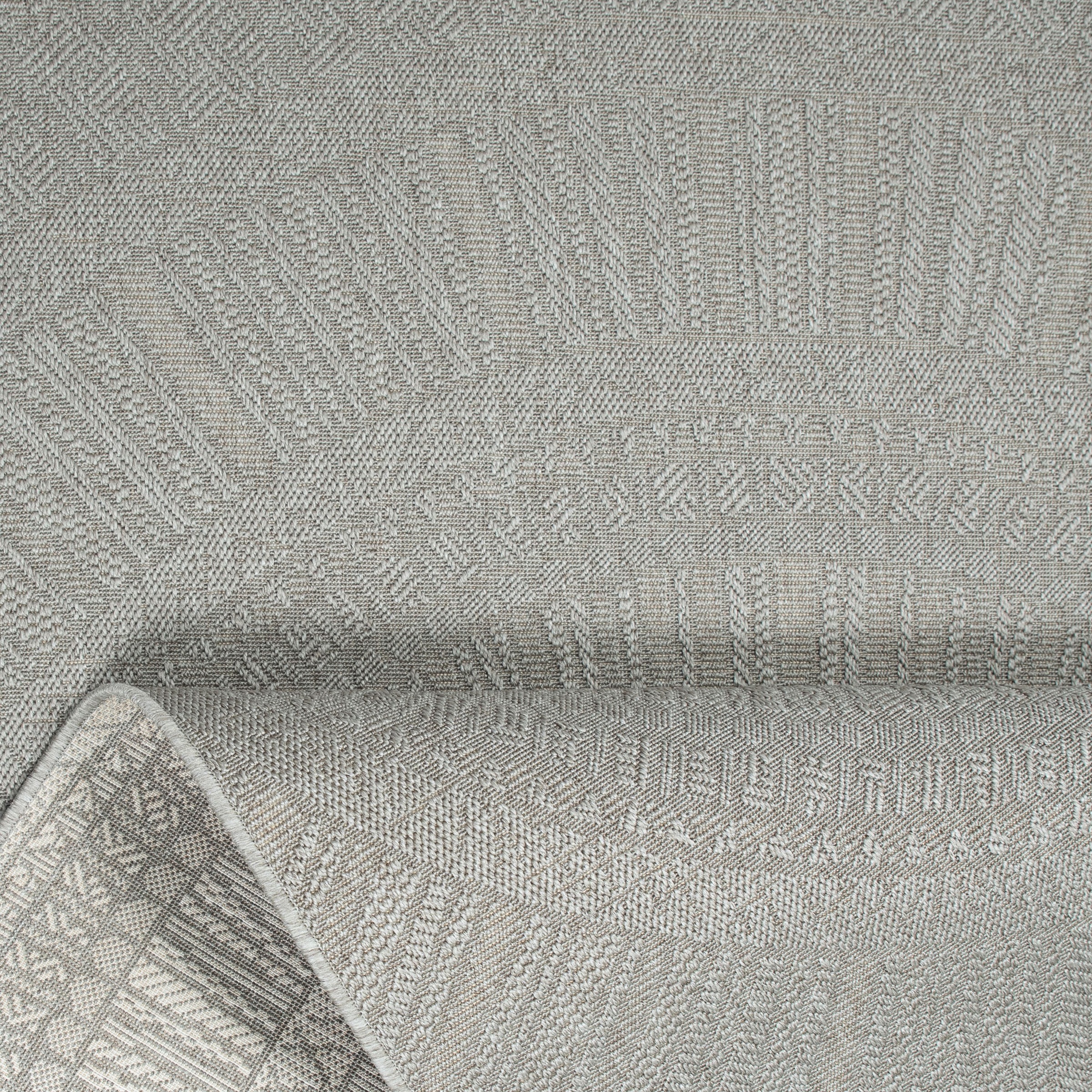 Bruno Banani Teppich »Solan, ethnisch, boho-inspiriert« rechteckig 5 mm Höhe Mandala, Kreise, In- und Outdoor geeignet, Camping, Balkon