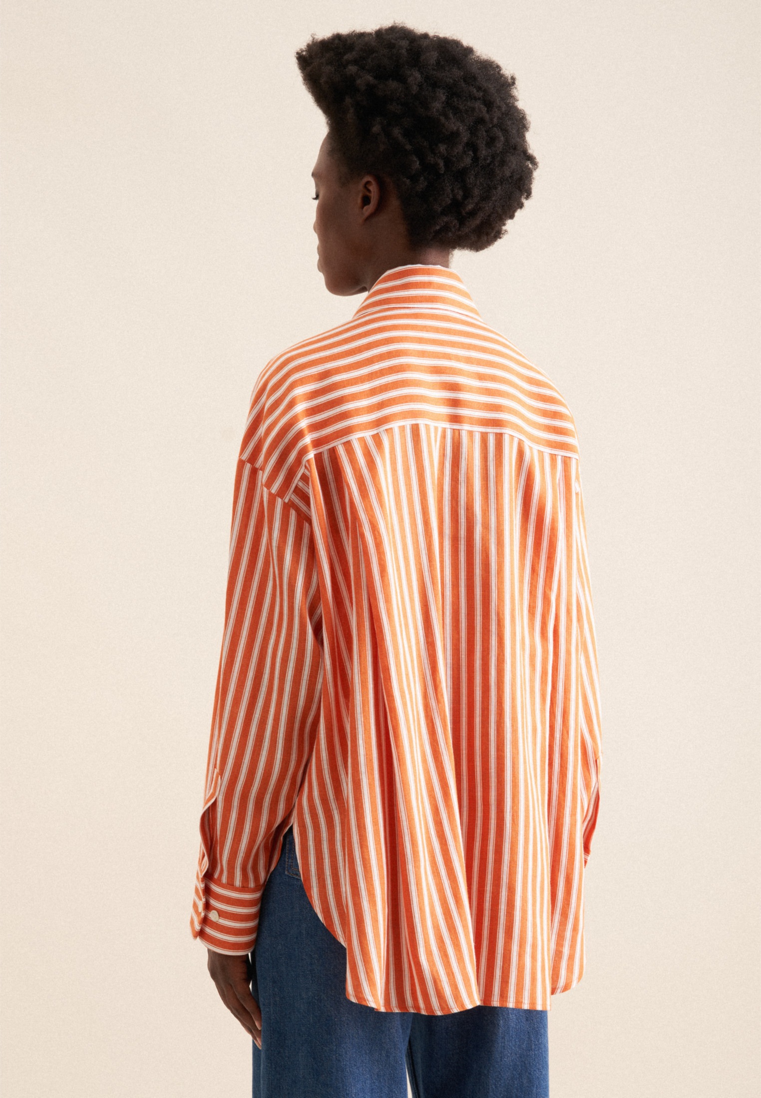 seidensticker Longbluse "Schwarze Rose" 1/1 Kragen Streifen günstig online kaufen