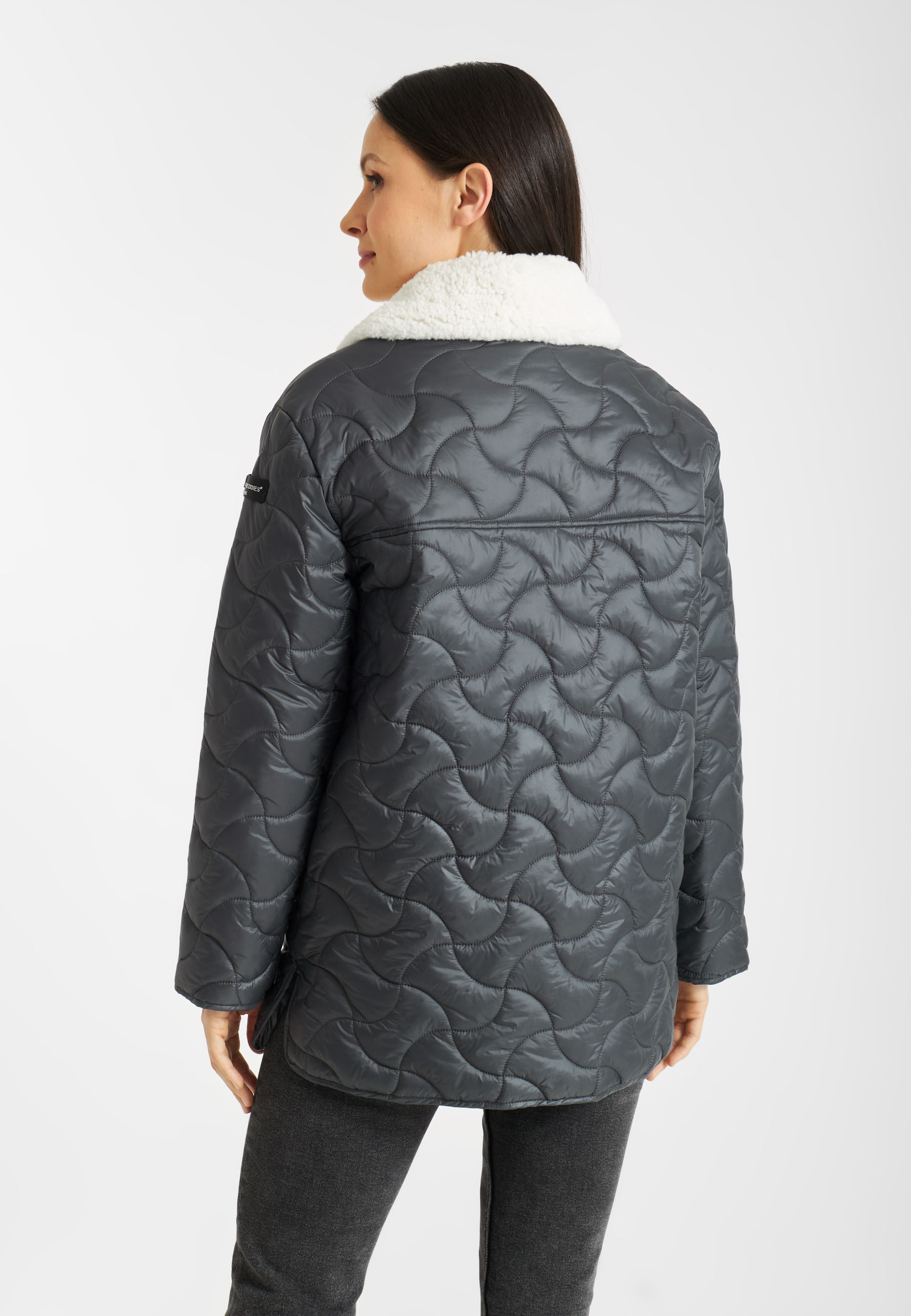 Frieda & Freddies Steppjacke »Fake Down Jacket / Kristy Long«, mit Taschen