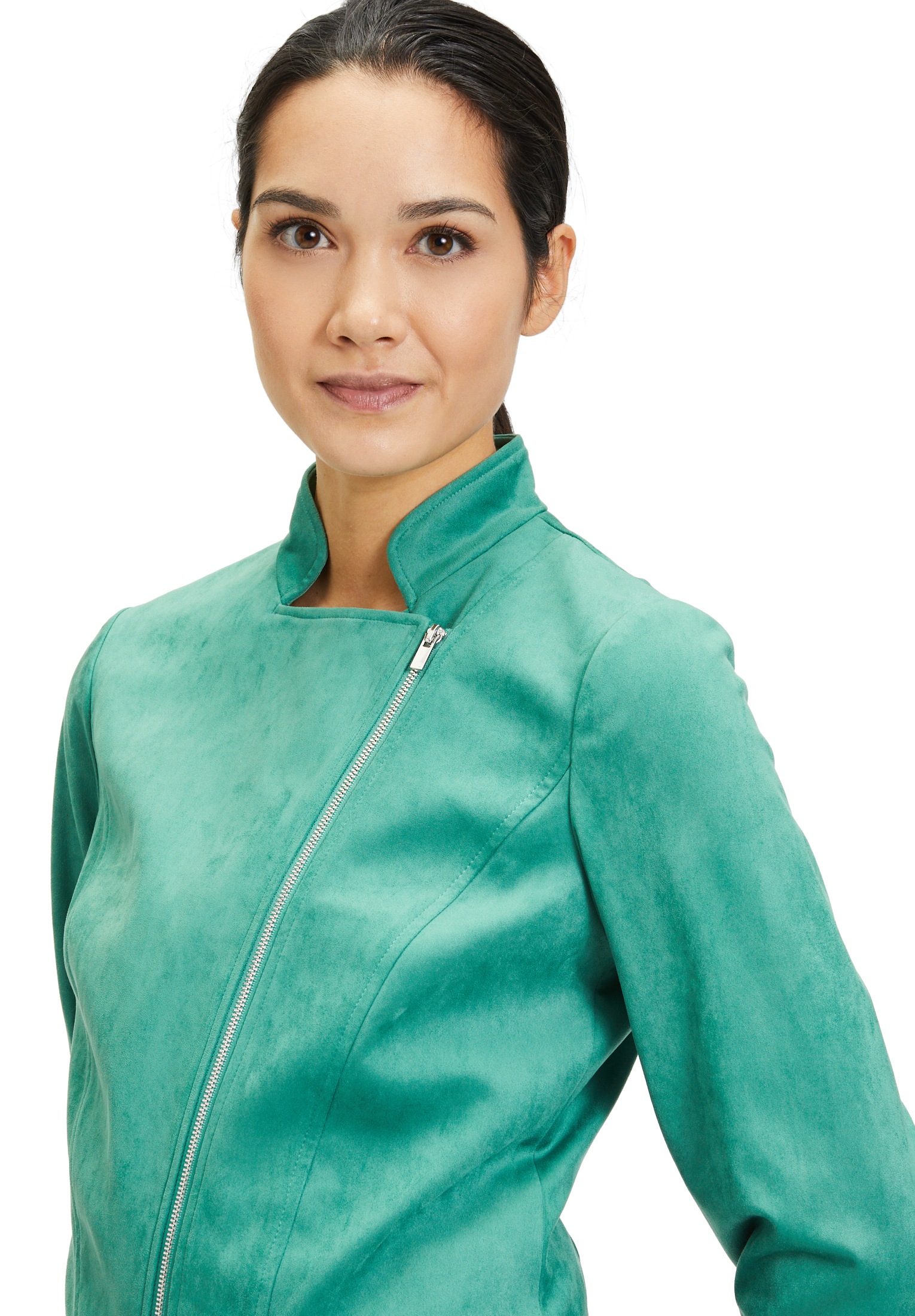 Vera Mont Jackenblazer »Vera Mont Damen Bikerjacke mit Reißverschluss«, Reißverschluss