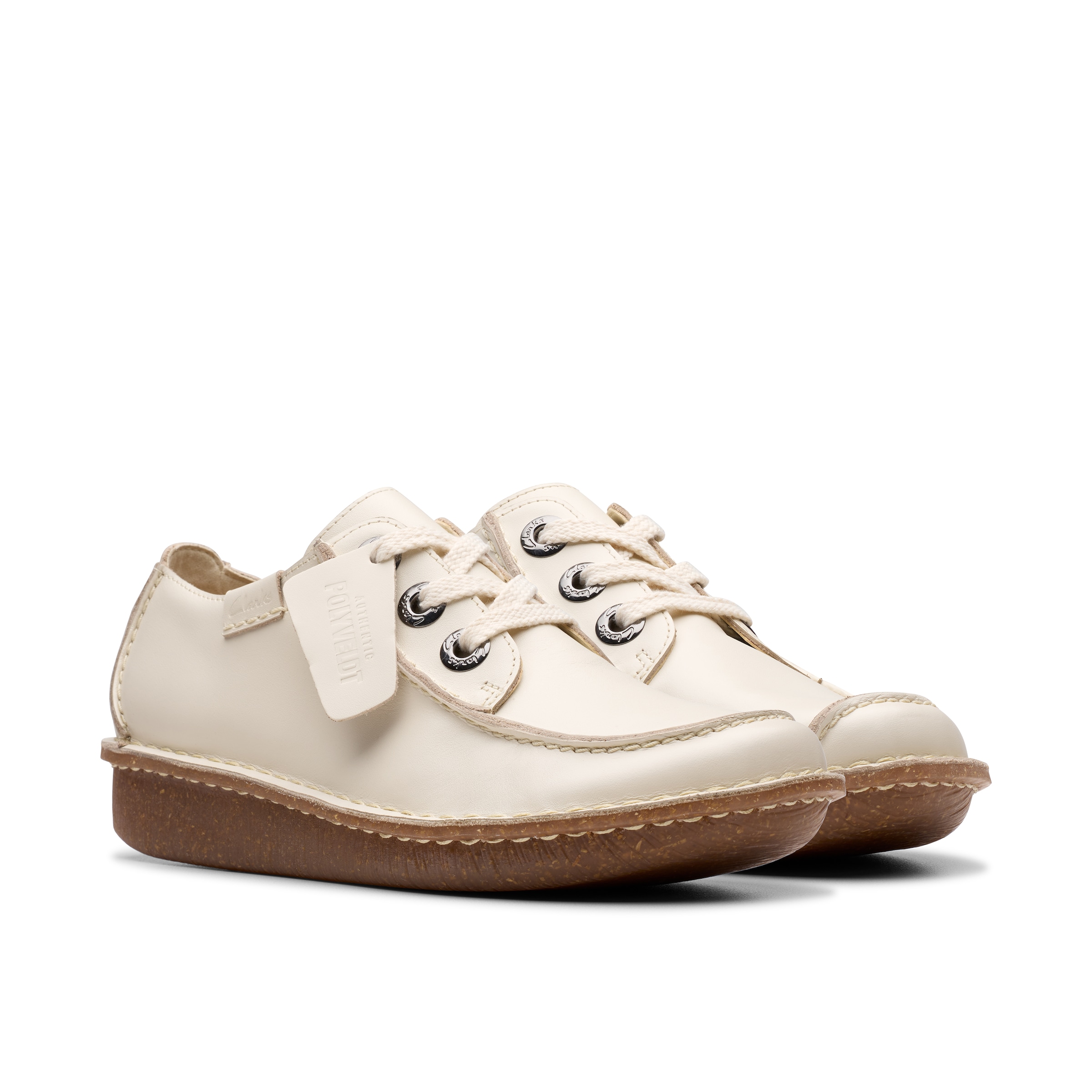 Clarks Schnürschuh »Funny Dream«, Freizeitschuh, Halbschuh, Komfortschuh mit Ziernaht