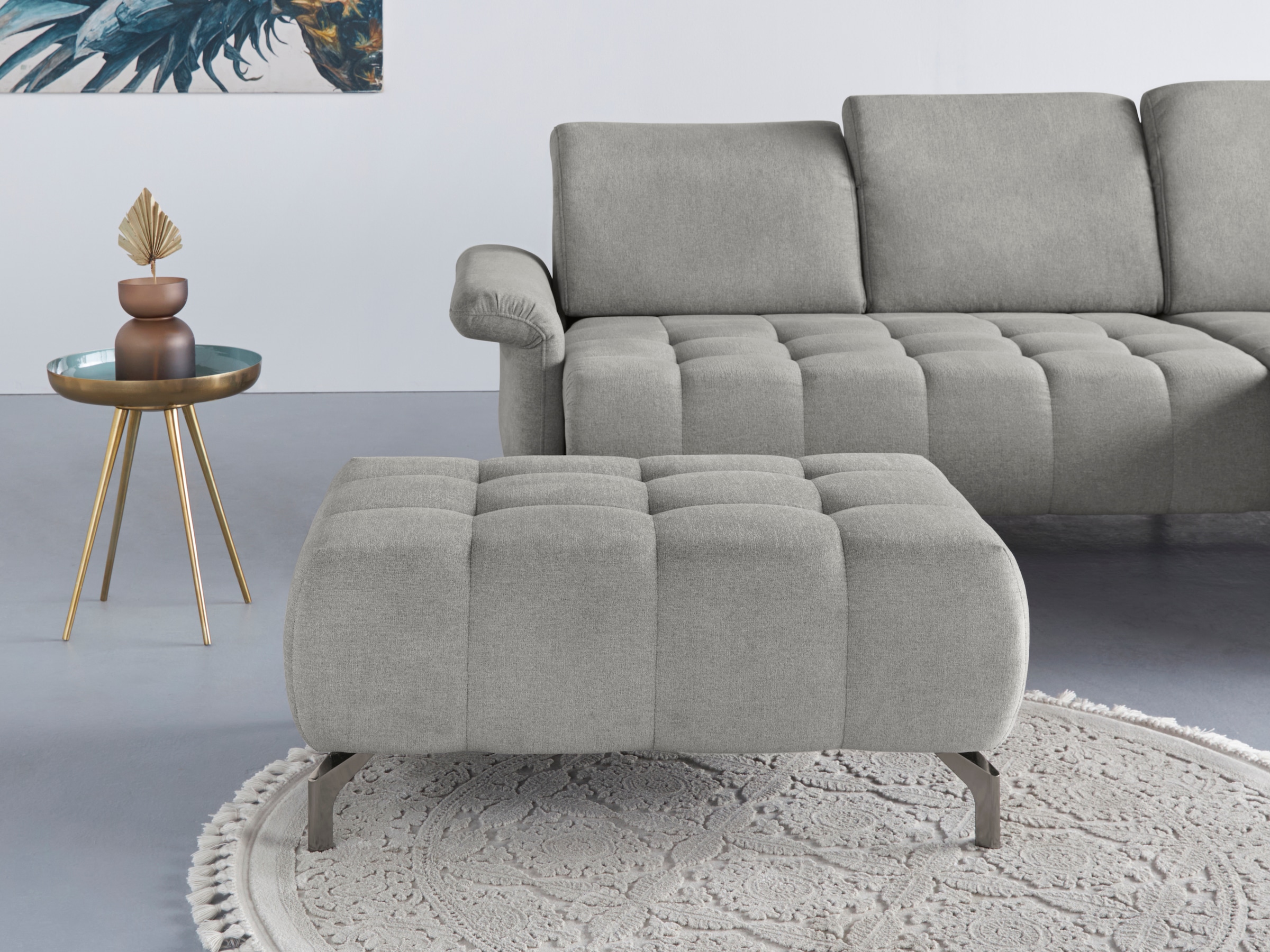 INOSIGN Polsterhocker "Fresh", passend zum Ecksofa "Fresh", auch in Bezug Olympia EASY CLEAN