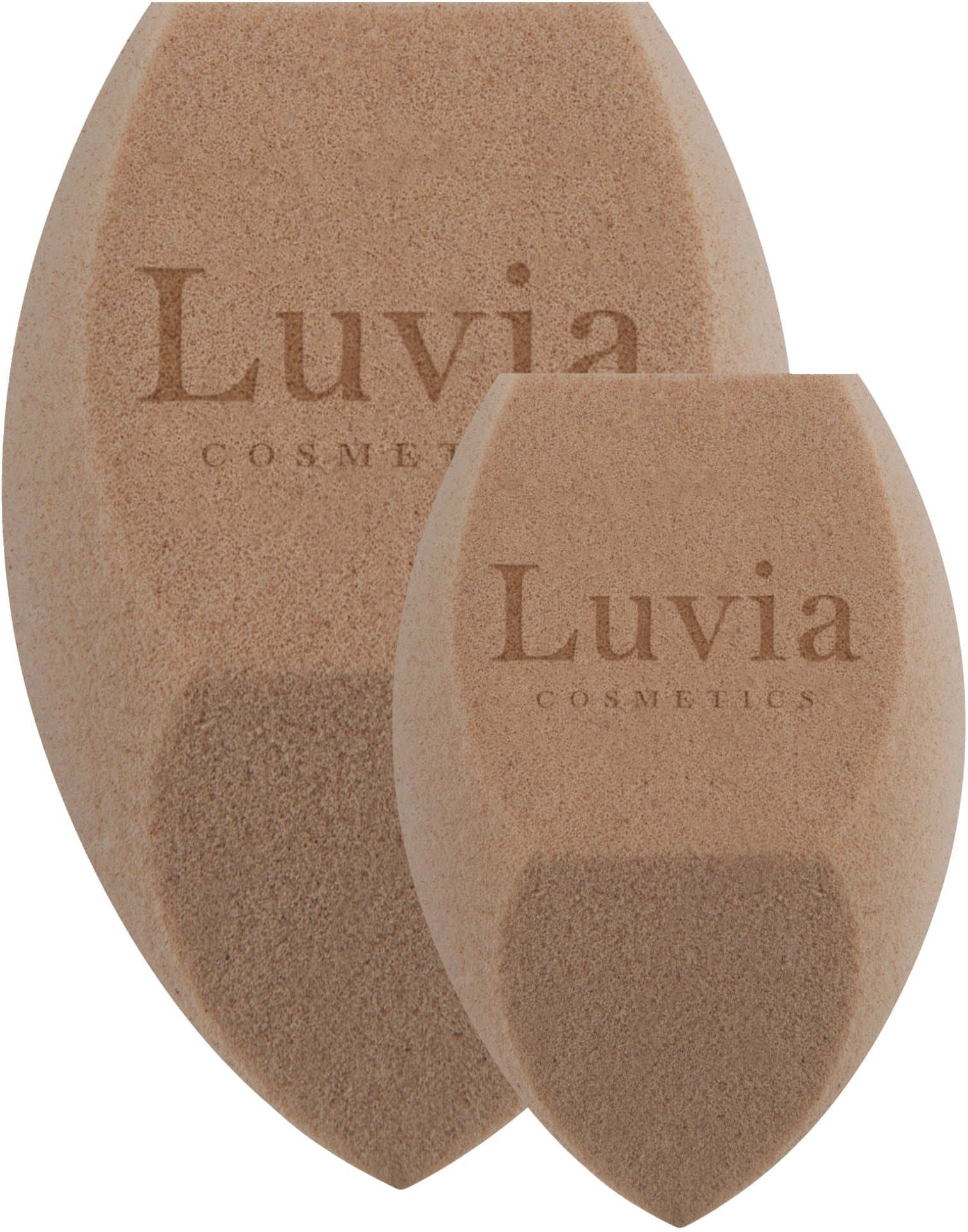 Luvia Cosmetics Make-up Schwamm »Diamond Sponge Elegance«, (Set, 2 tlg.), feinporige Oberfläche für natürliches Hautbild