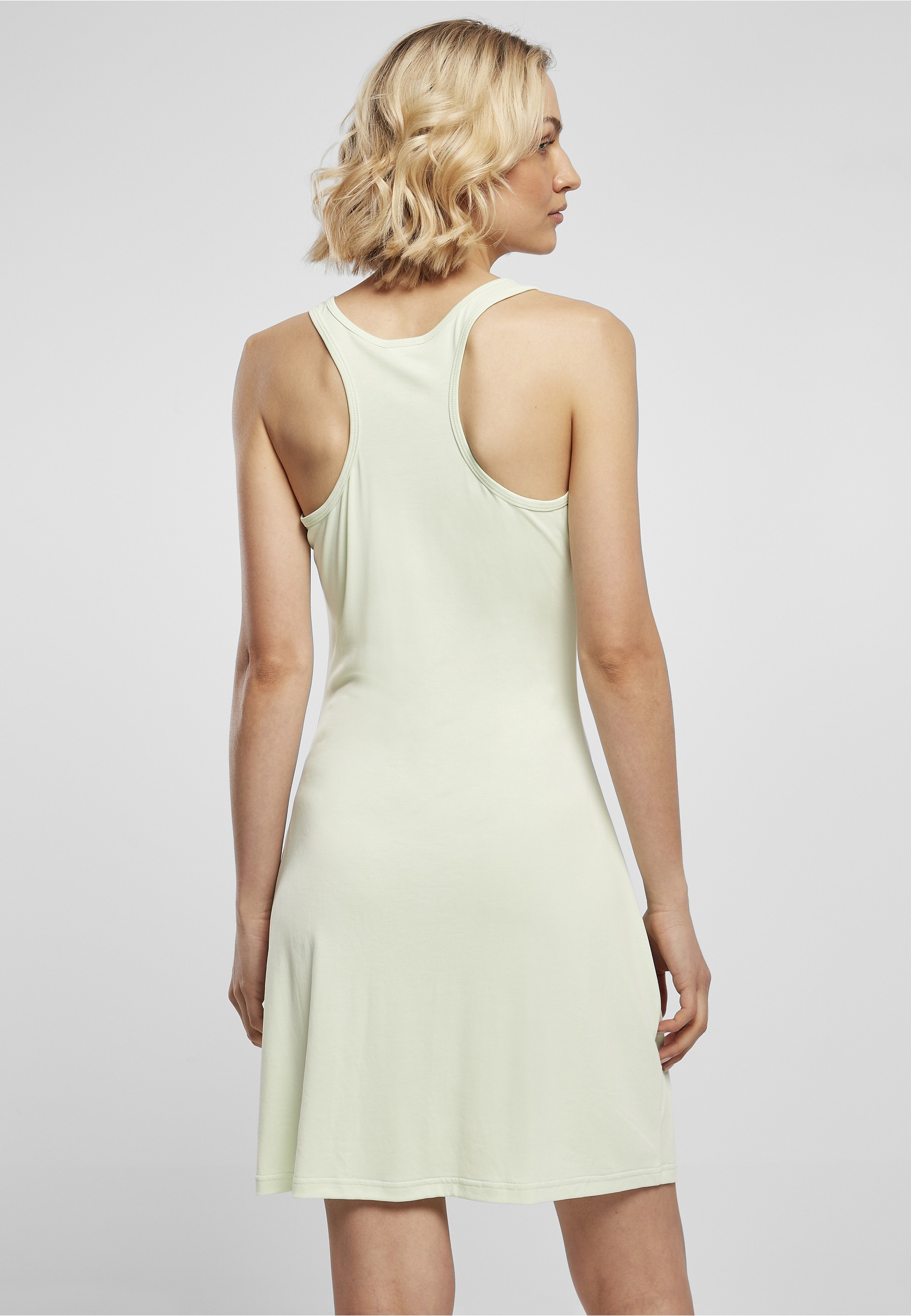 URBAN CLASSICS A-Linien-Kleid »Urban Classics Damen Ladies Modal Short Racer Back Dress« 1 tlg.