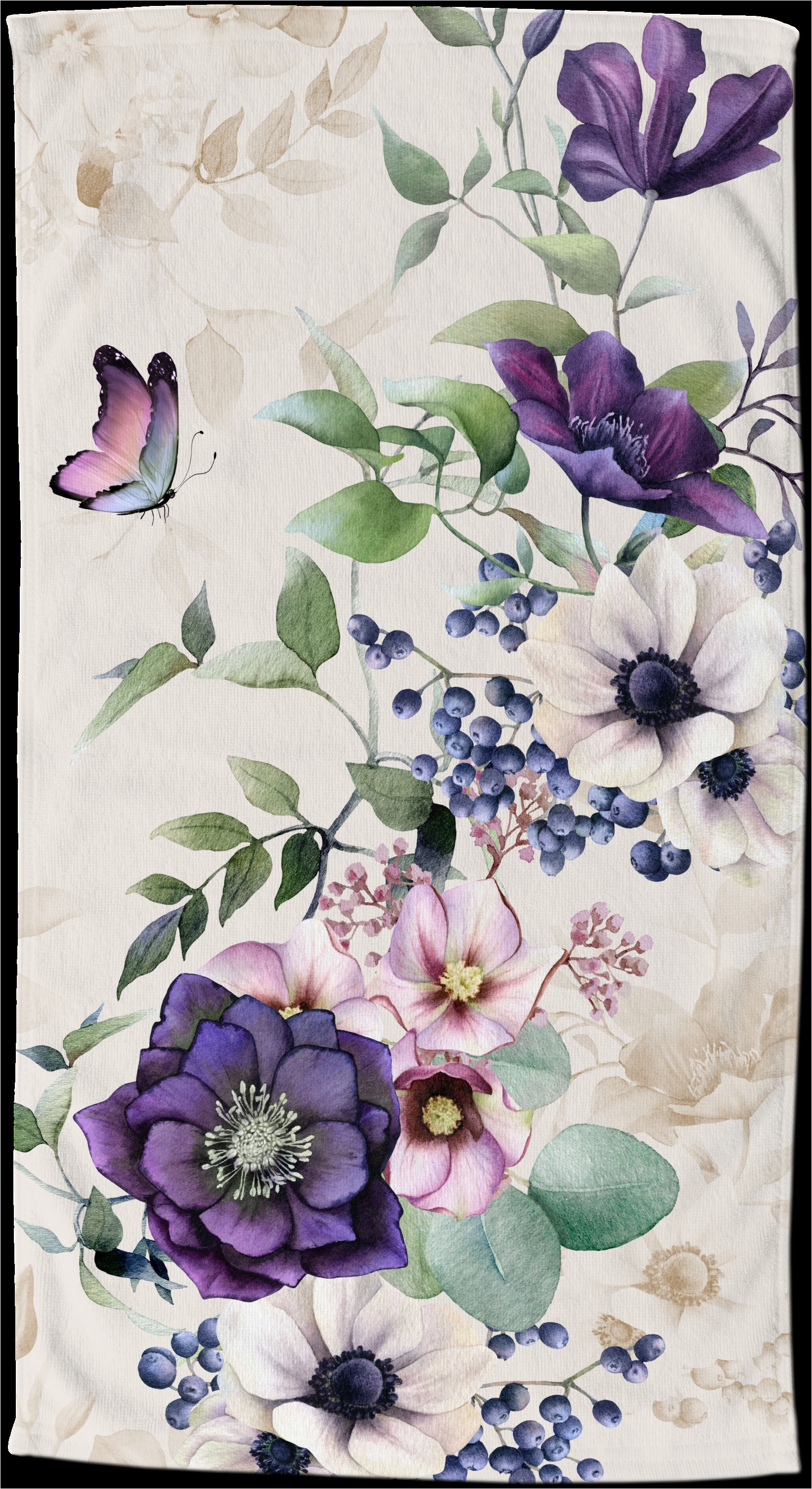 good morning Strandtuch "Dinda" Mikrofaser, Velours, Strandtuch, saugfähig, günstig online kaufen