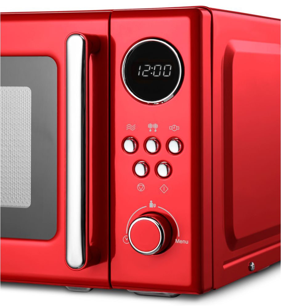 Medion® Mikrowelle »MD 15000 rot«, Mikrowelle, 1050 W, im Retro-Design, 800 Watt, 5 Leistungsstufen