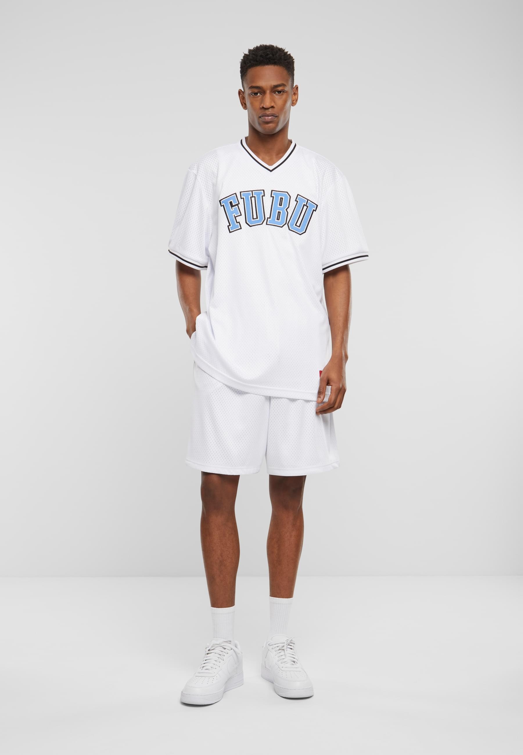 Fubu Shorts »Fubu Herren FM242-005-2 Fubu Varsity Mesh Shorts«