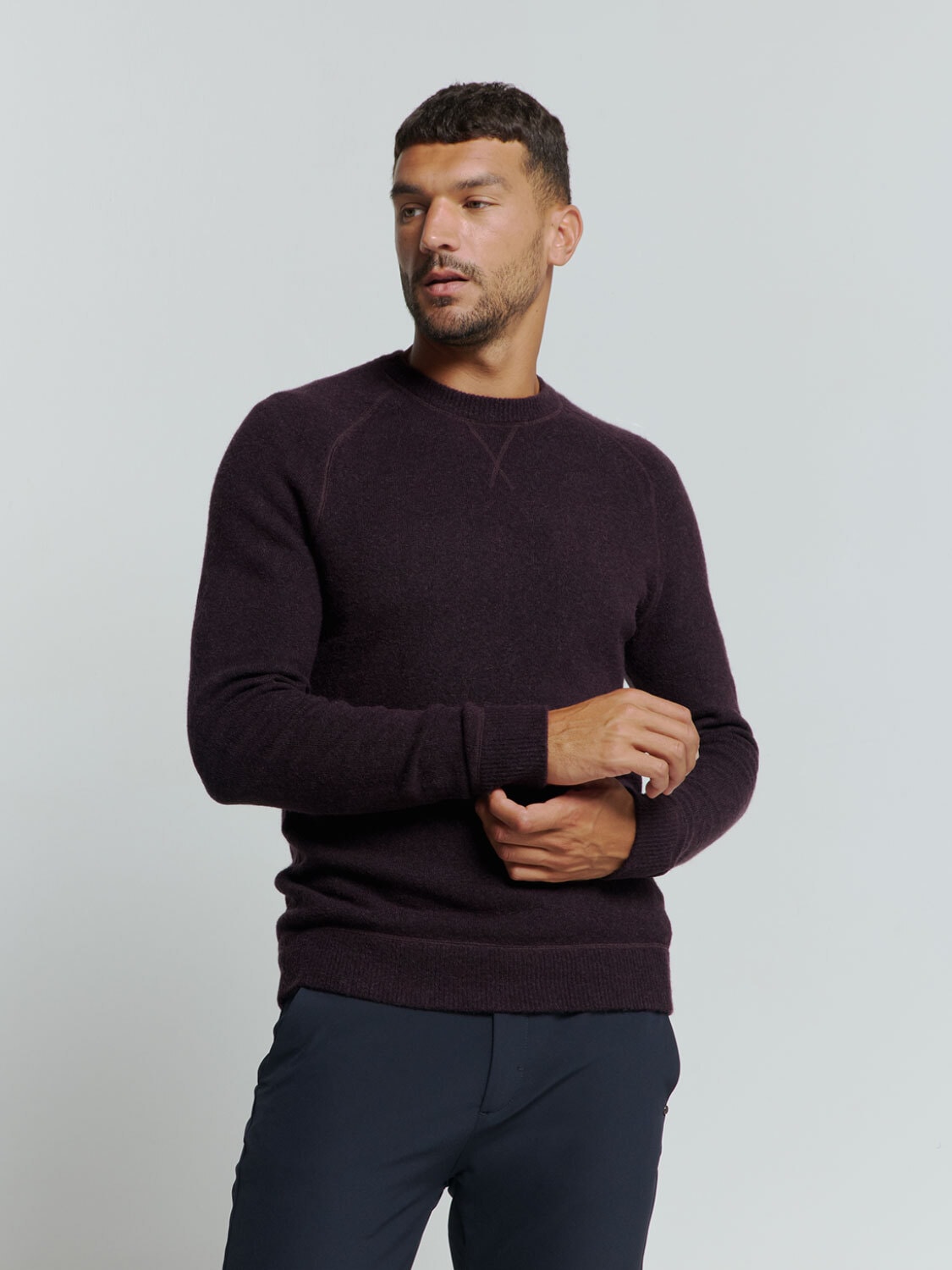 Rundhalspullover »No Excess Soft-Touch-Pullover mit Wolle«