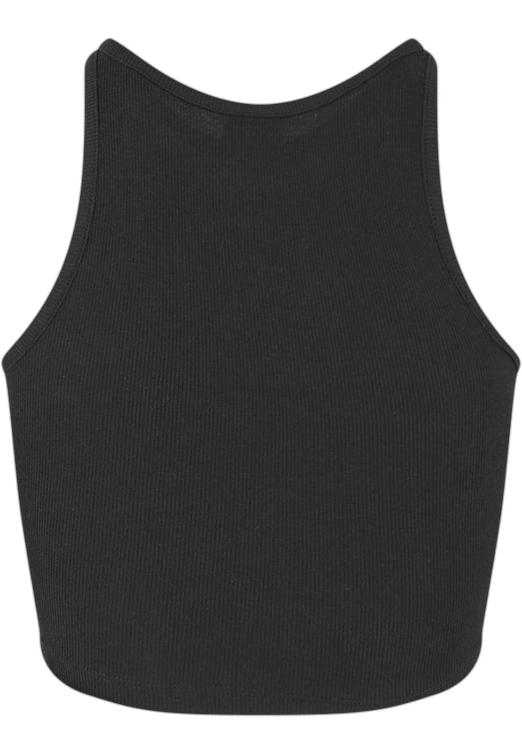 URBAN CLASSICS Tanktop "Urban Classics Damen Ladies Organic Cropped Rib Top günstig online kaufen