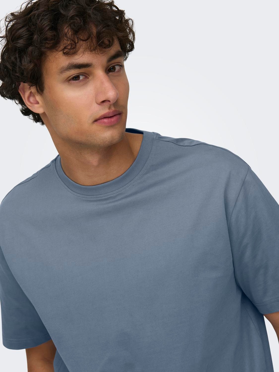 ONLY & SONS Rundhalsshirt »ONSFRED RLX SS TEE«