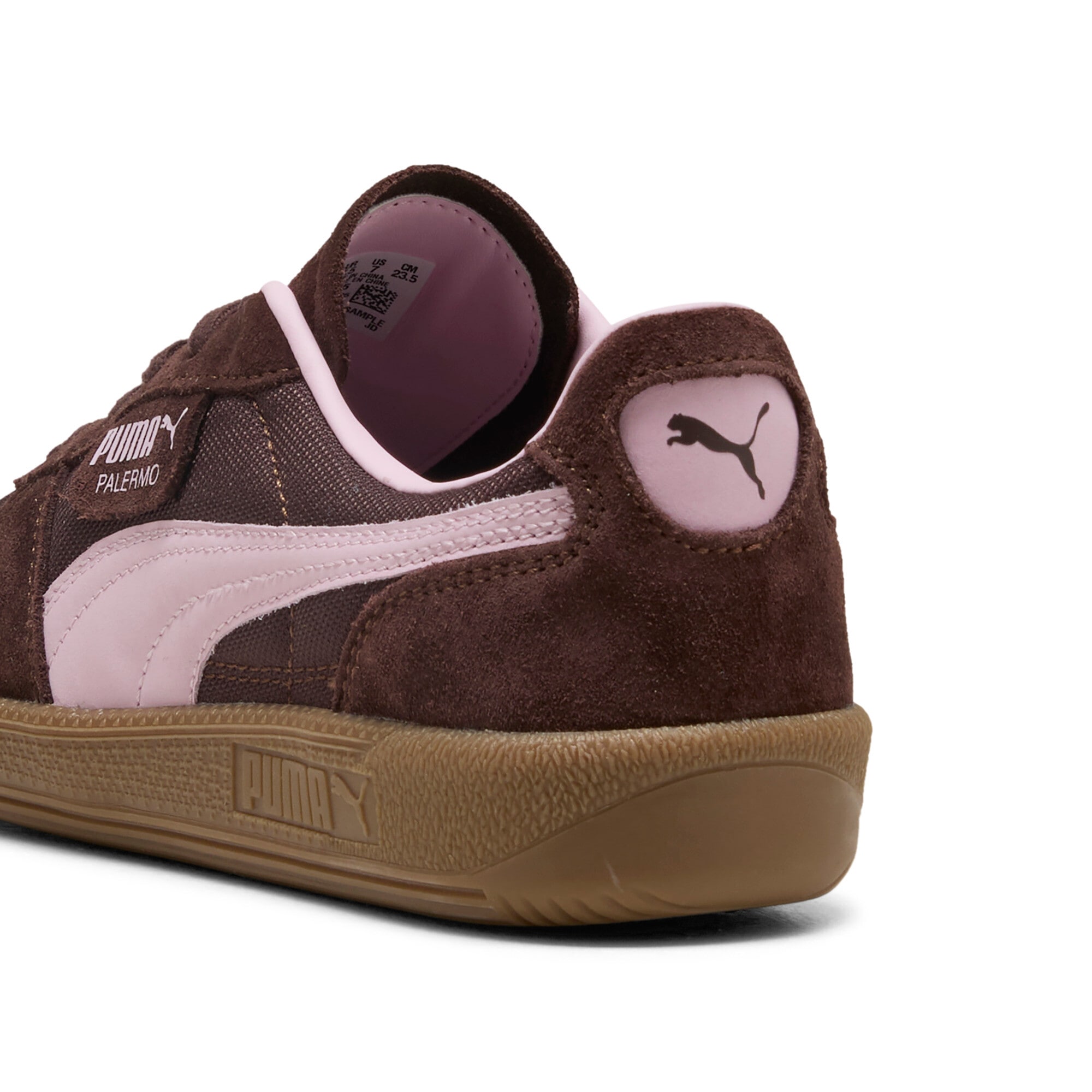 PUMA Sneaker »PALERMO VINTAGE UPDATE«  mit Formstrip aus gewalktem Leder, Gummilaufsohle mit leichtem Profil