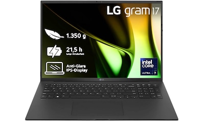 Notebook »Gram 17" 17Z90S-G.AA75G Ultralight«, 43,18 cm, / 17 Zoll, Intel, Core Ultra...