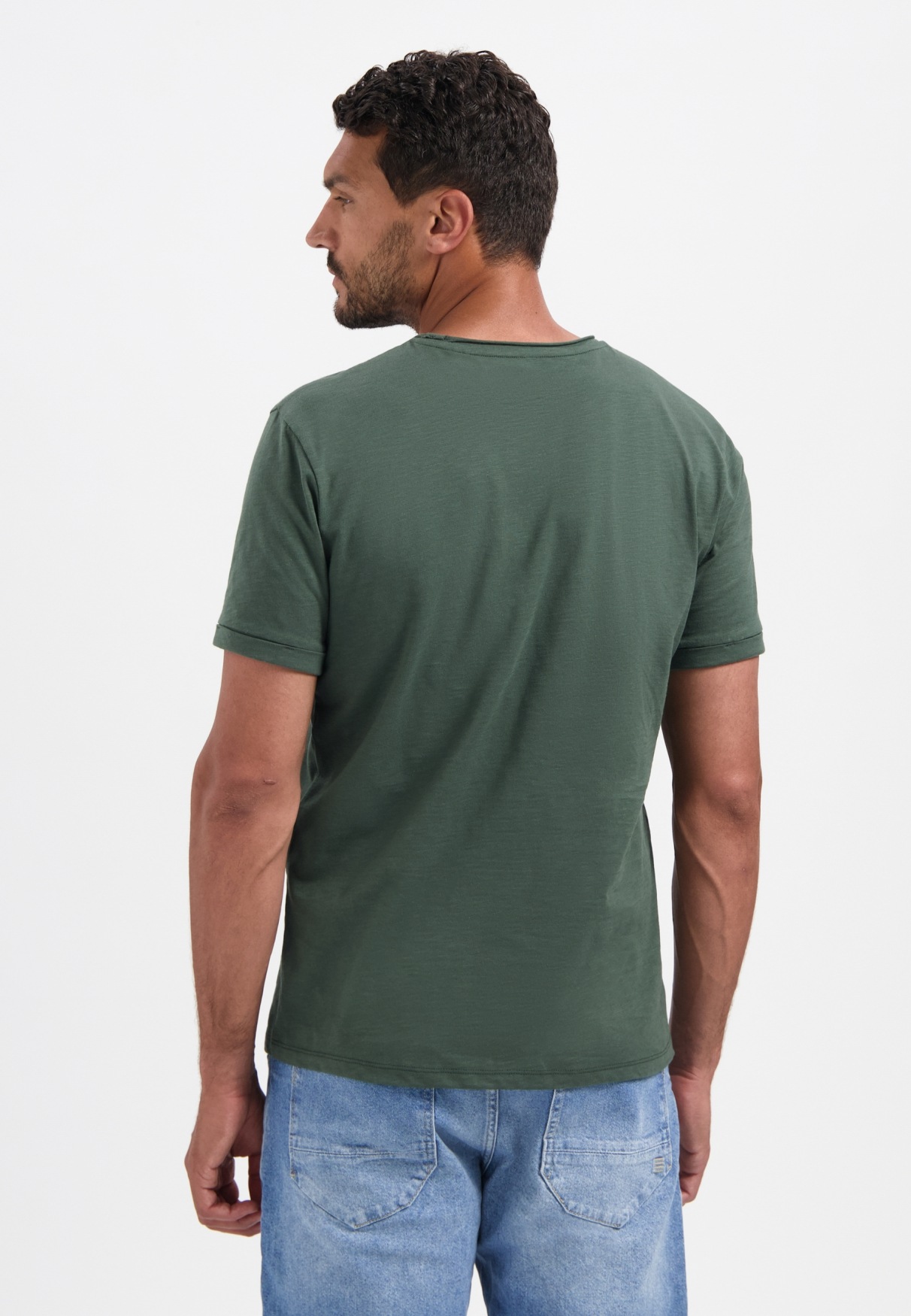 NO EXCESS T-Shirt "No Excess Slub-T-Shirt mit Rundhalsausschnitt" günstig online kaufen