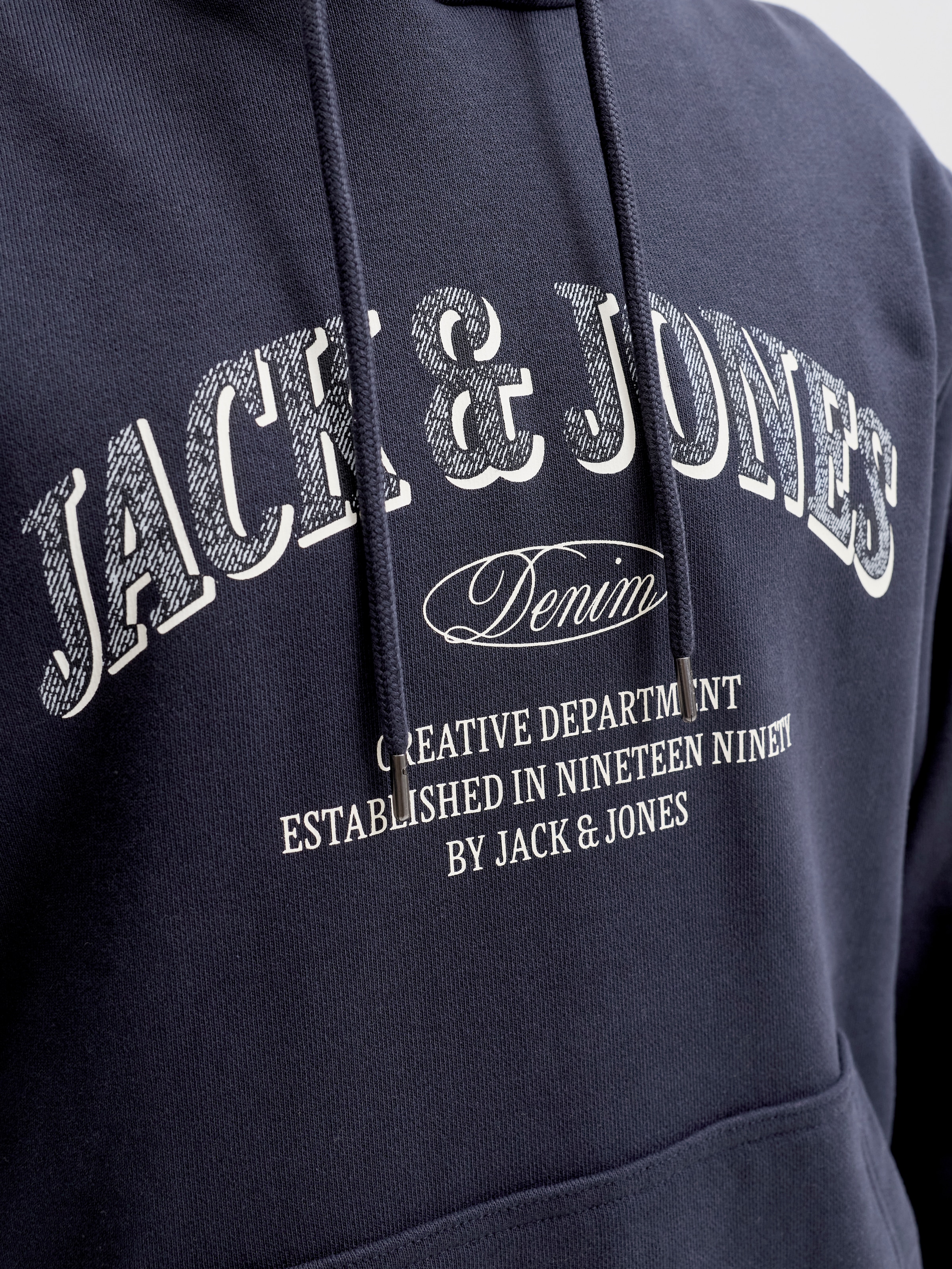 Jack & Jones Kapuzensweatshirt »JJEDENVER LOGO SWEAT HOOD SN«, Baumwollmischung, relaxed fit

