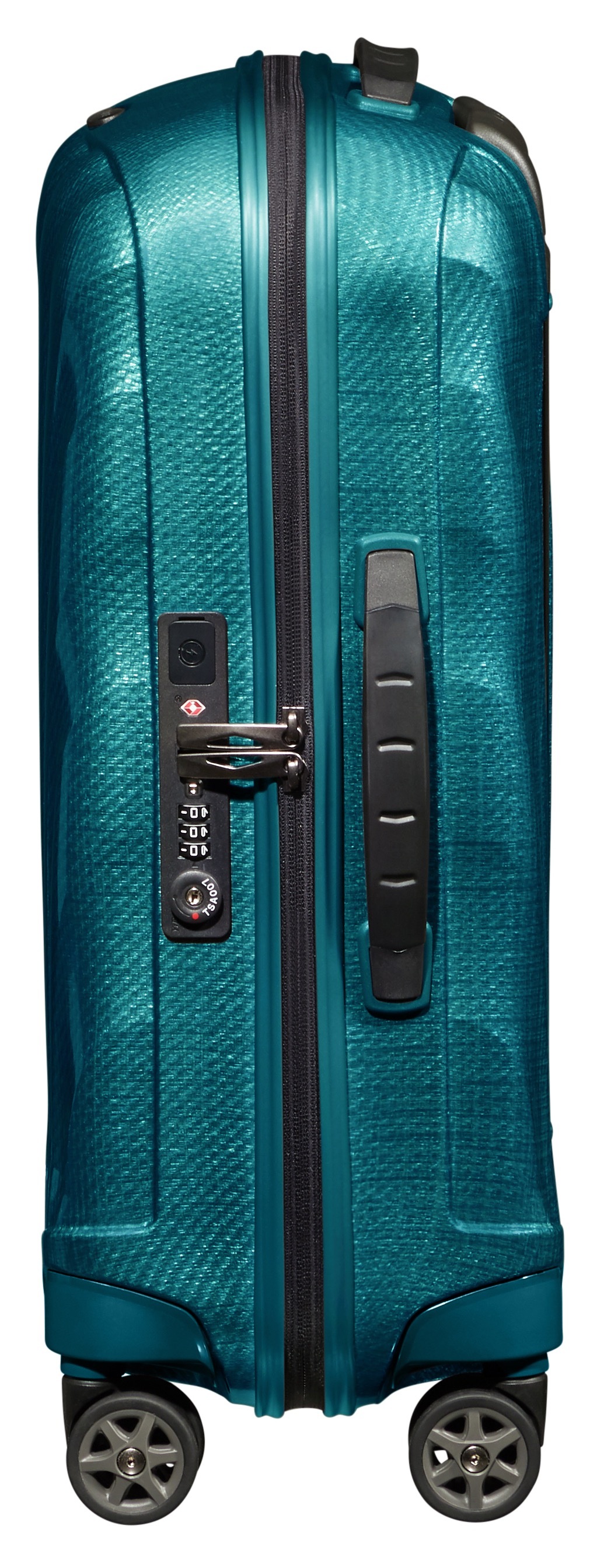 Samsonite Hartschalen-Trolley »C-LITE 55 EXP, verschiedene Farben«, 4 Rollen, Handgepäck-Koffer Volumenerweiterung TSA-Zahlenschloss USB-Schleuse