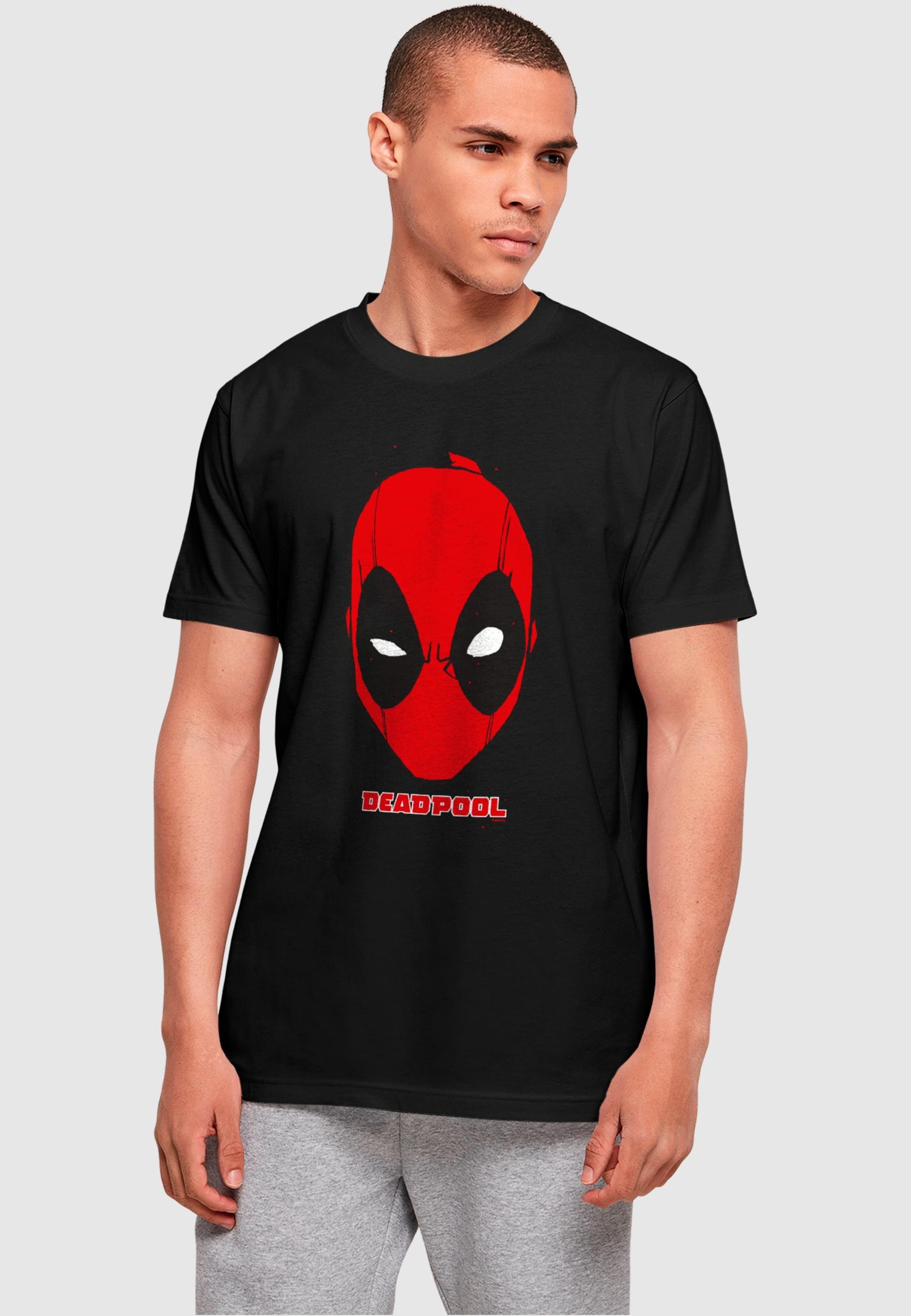 ABSOLUTE CULT T-Shirt "ABSOLUTE CULT Herren Deadpool - Mask T-Shirt" günstig online kaufen