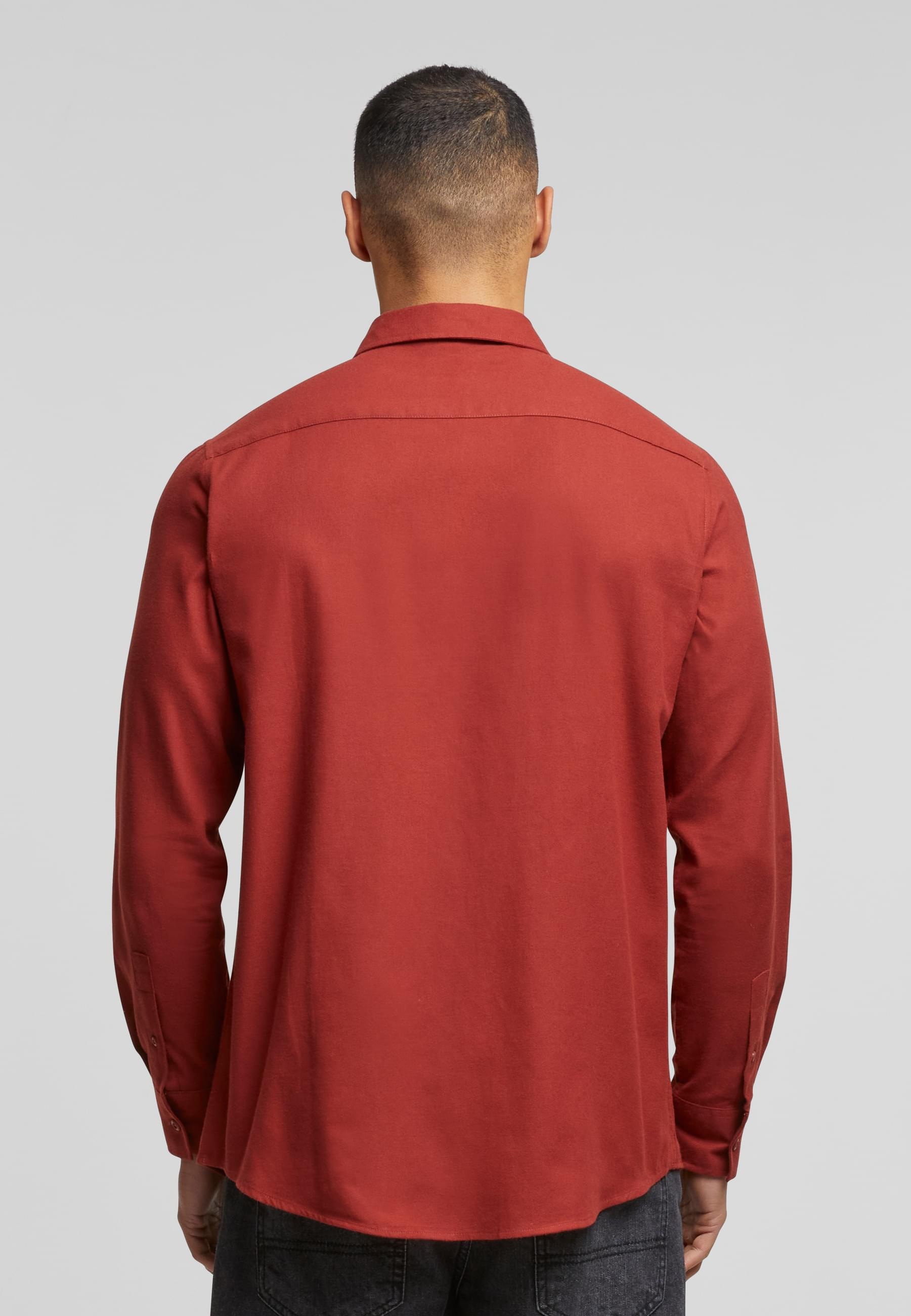 URBAN CLASSICS Langarm-Poloshirt »Urban Classics Herren Flanell Shirt«, (1 tlg.)