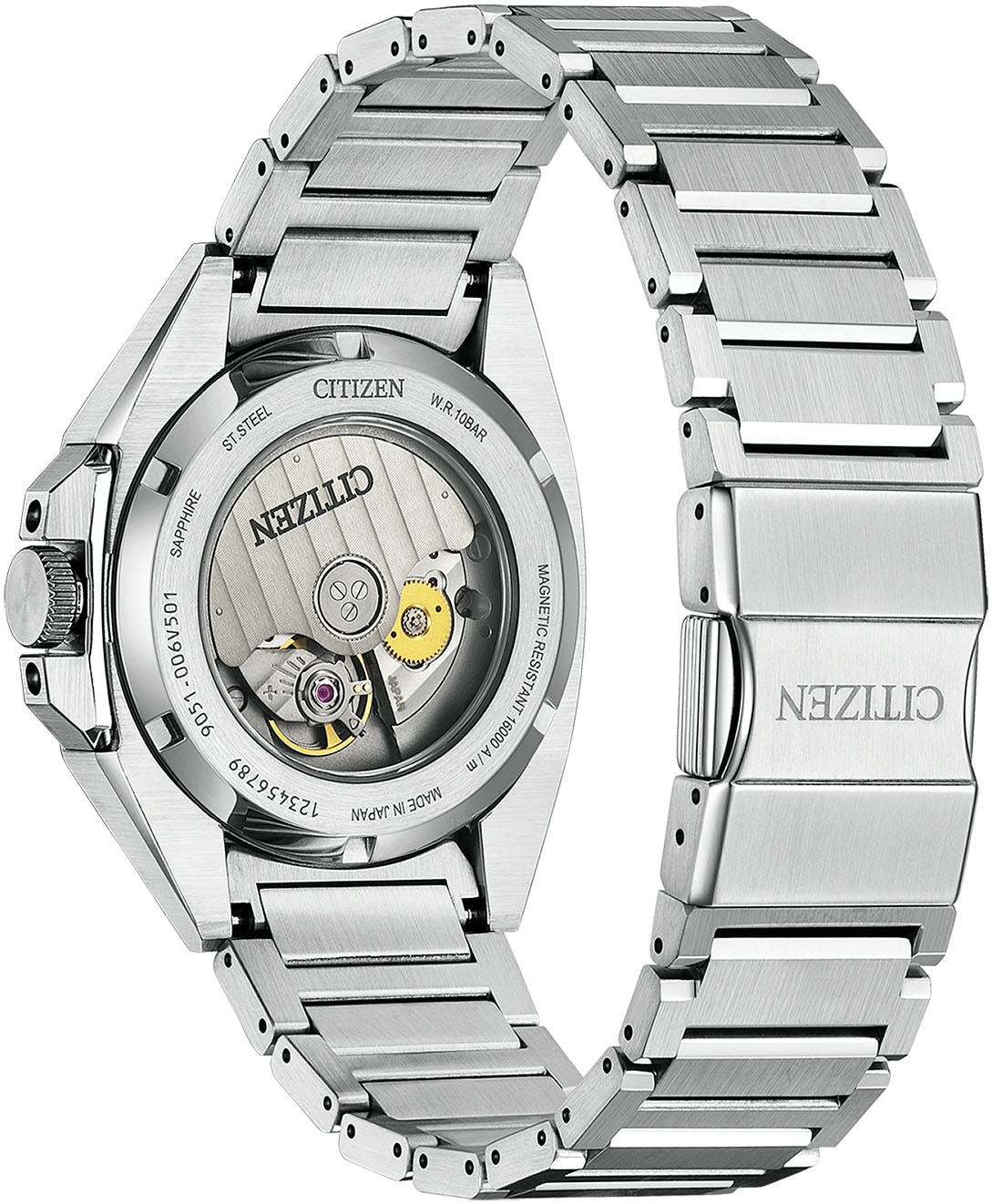 Citizen Automatikuhr »Series 8«, Armbanduhr, Mechansiche Uhr, Herrenuhr, Datum, Saphirglas