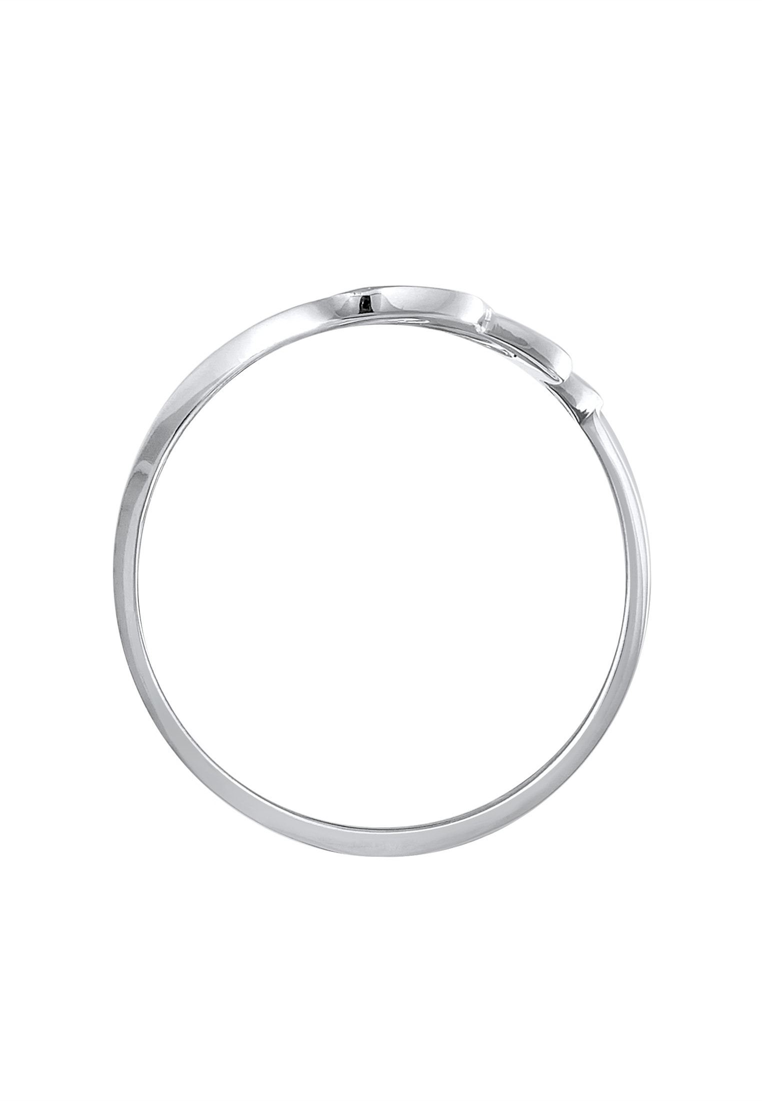 Nenalina Fingerring »Basic Wellen Geschwungen Schlicht 925 Silber«