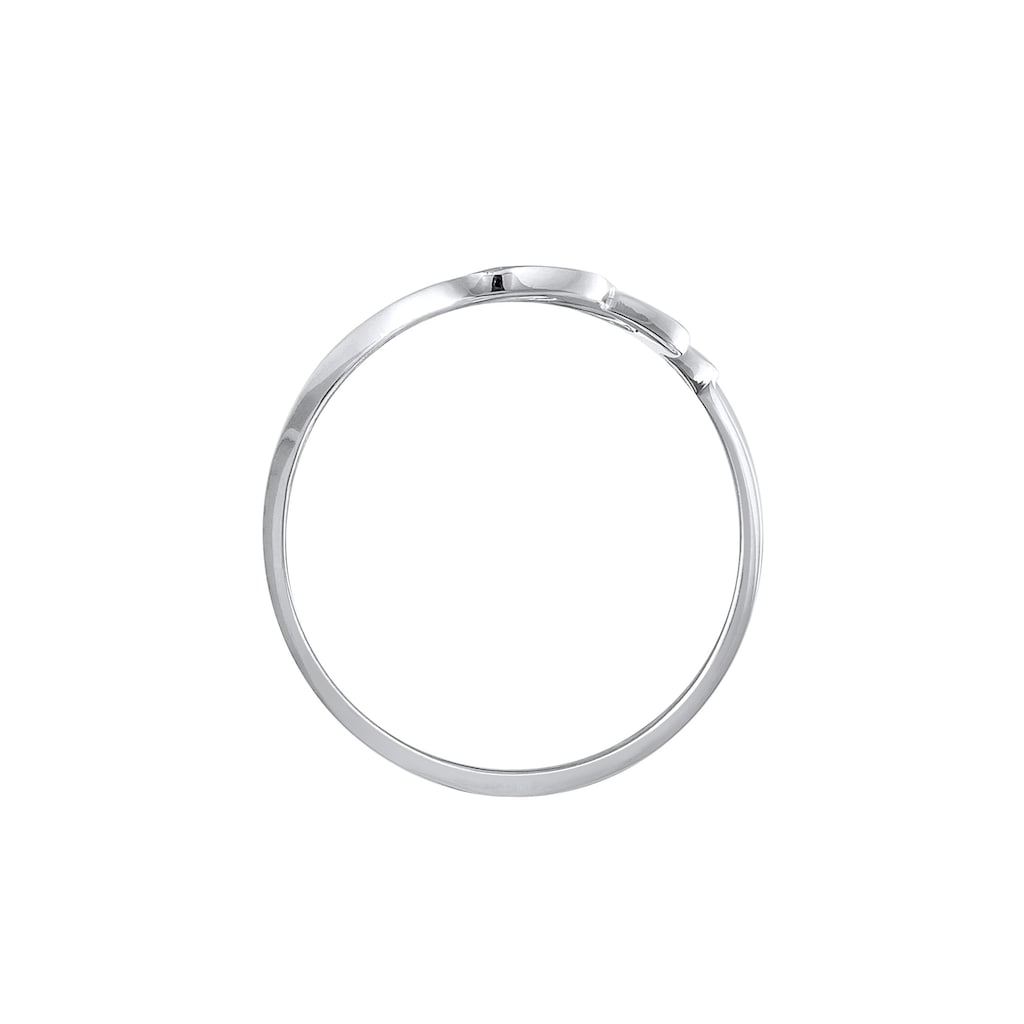 Nenalina Fingerring »Basic Wellen Geschwungen Schlicht 925 Silber«