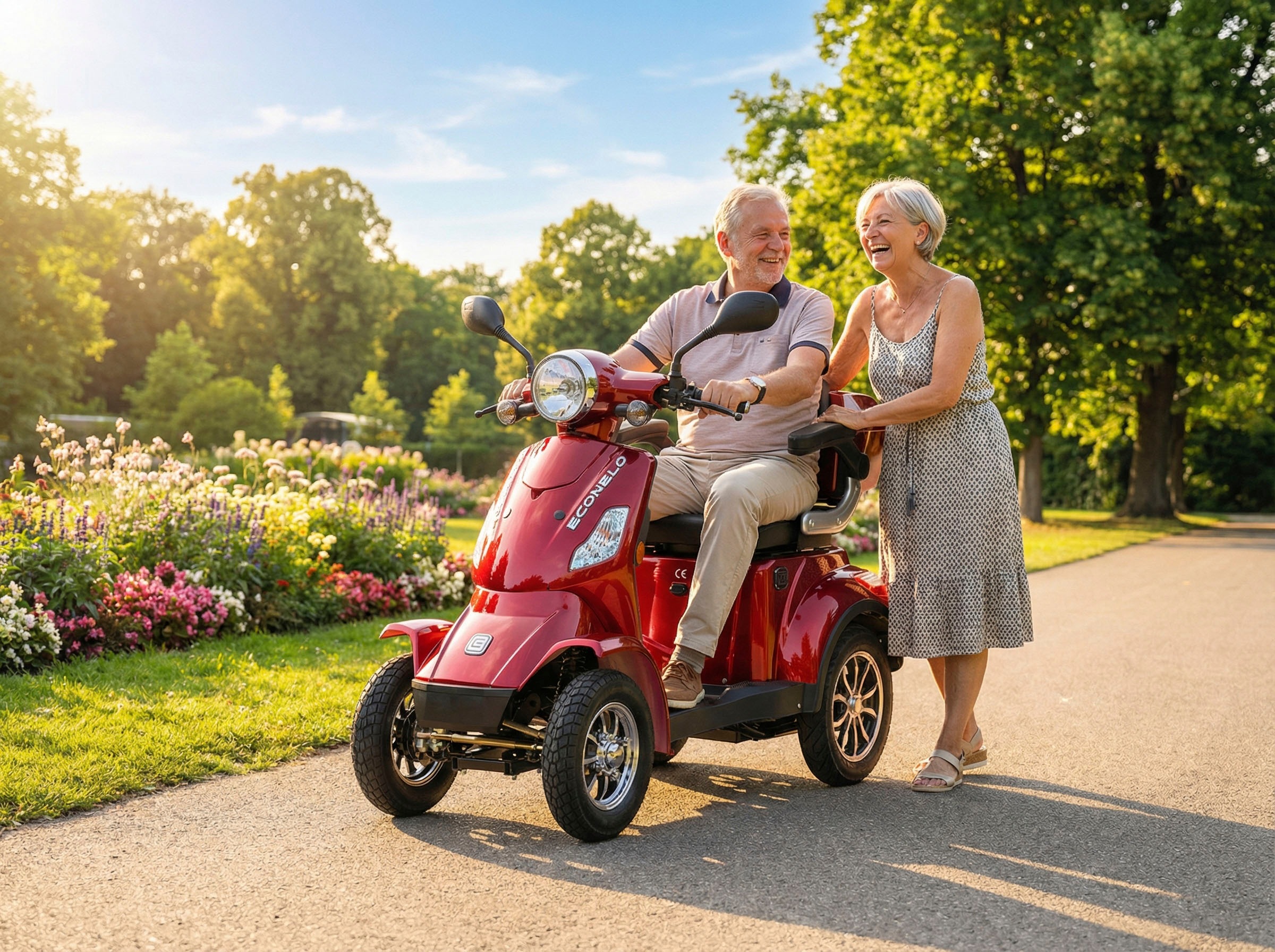 ECONELO Elektromobil »Seniorenmobil P4000, Blei-Akku, 25 km/h, 1000 Watt« 1.000 W 25 km/h