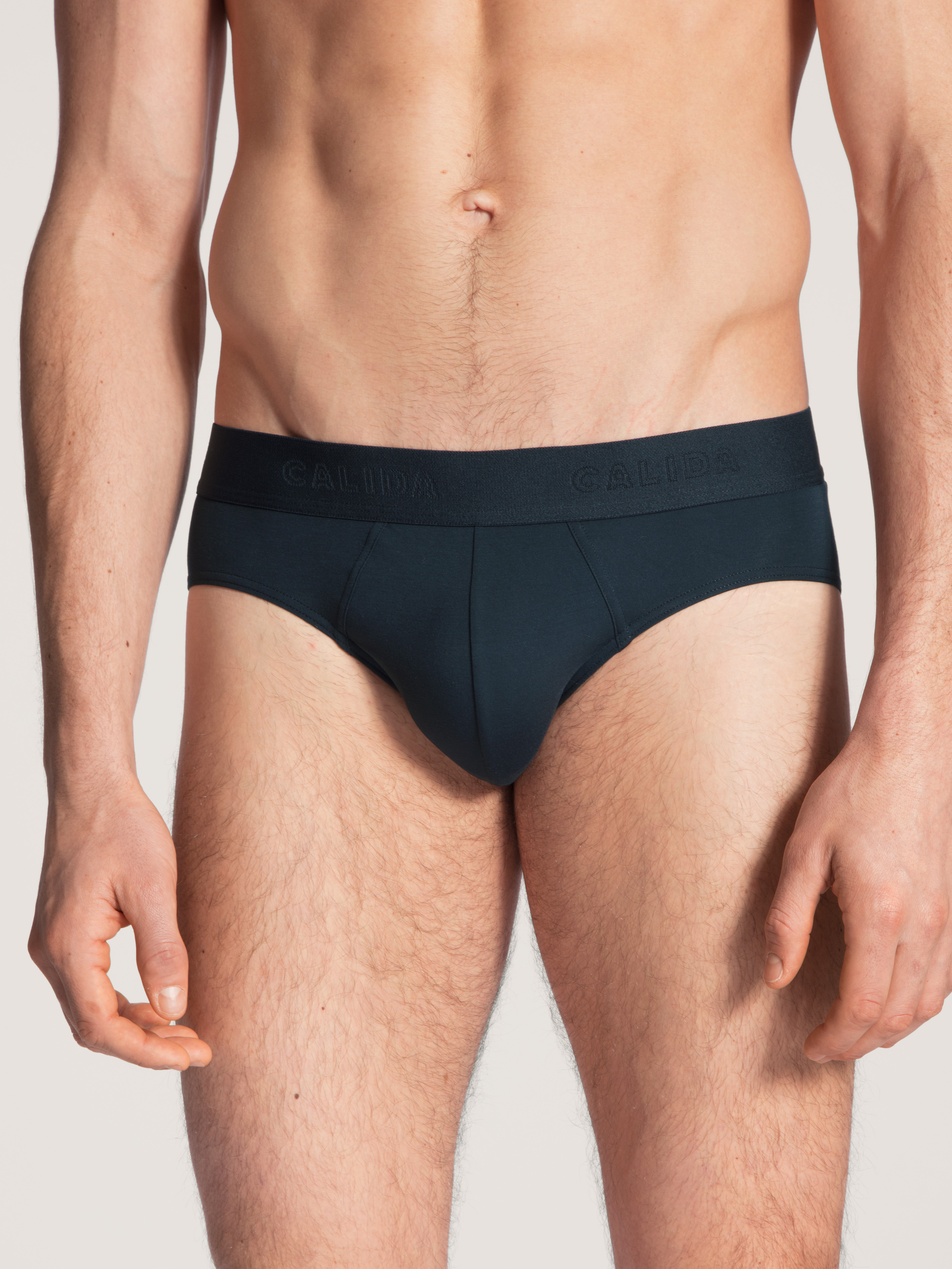Slip Homme Calida - Coton Doux - Taille Moyenne - Braguette Fonctionnelle - Coupe Classique Confortable