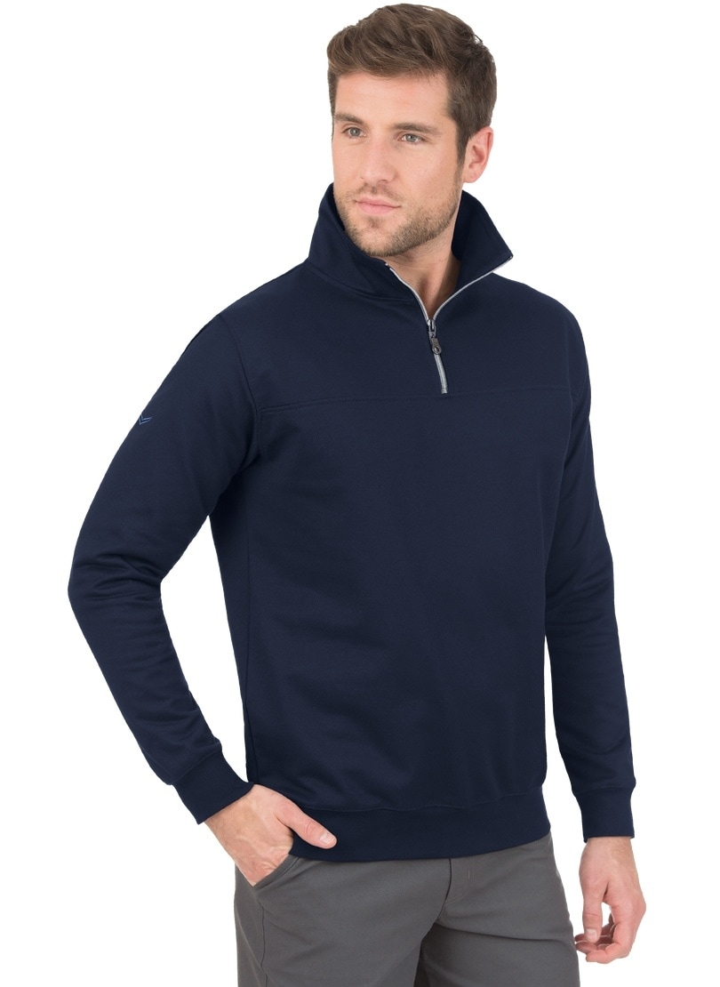 Trigema Sweatshirt "TRIGEMA Sweatshirt mit Reißverschluss" günstig online kaufen