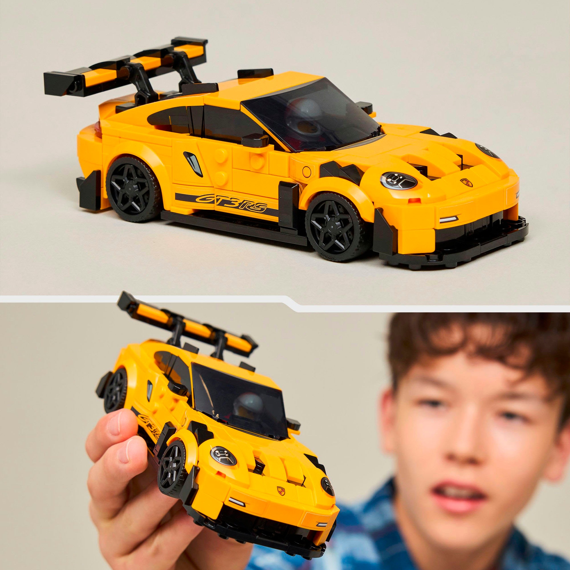 LEGO® Konstruktionsspielsteine »Porsche 911 GT3 RS Supersportwagen (77239), LEGO Speed Champions«, (348 St.), Made in Europe