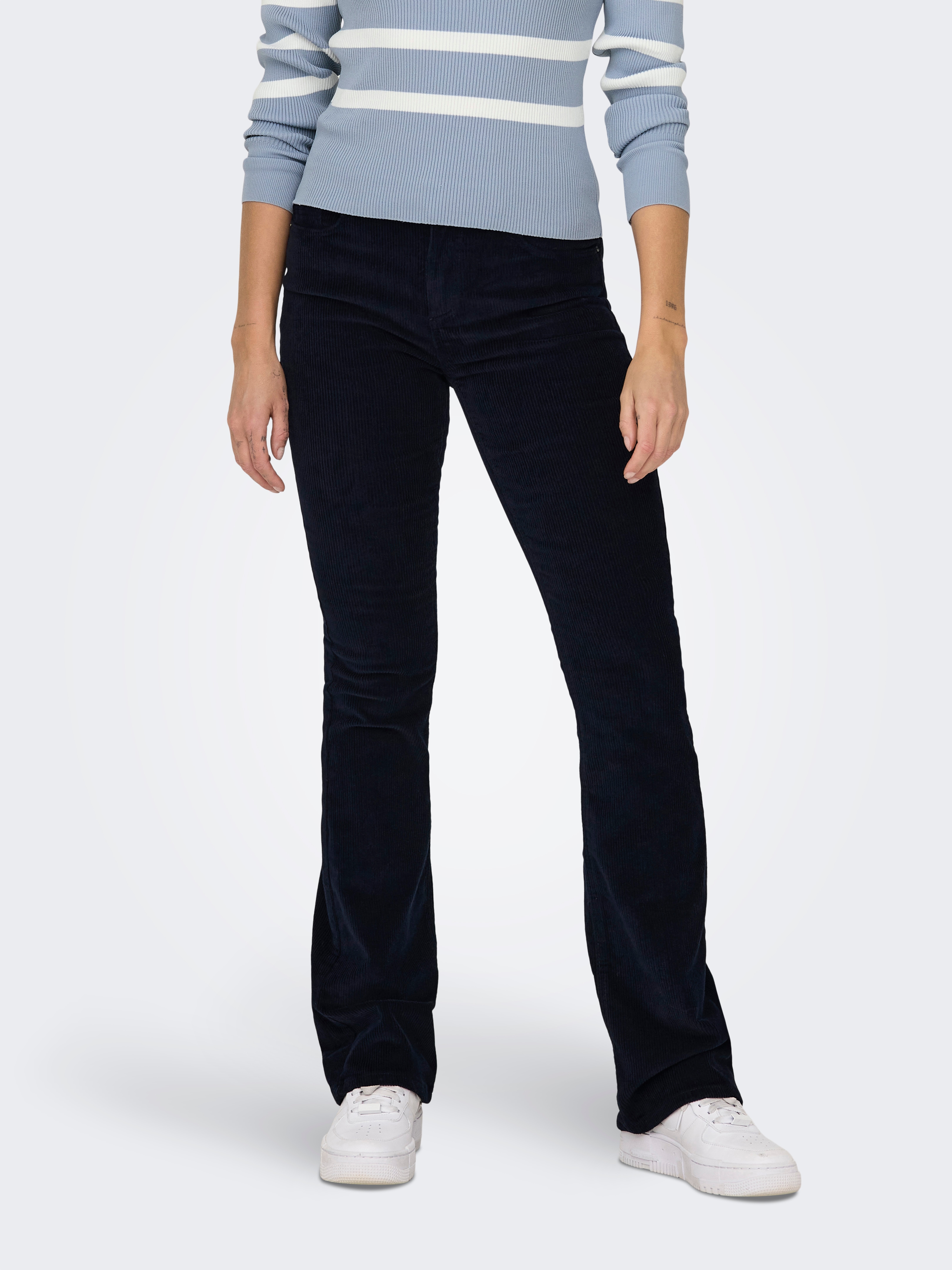 ONLY "ONLMARY – Flared Cordhose mit Stretchkomfort" Baumwollmischung, bootcut fit