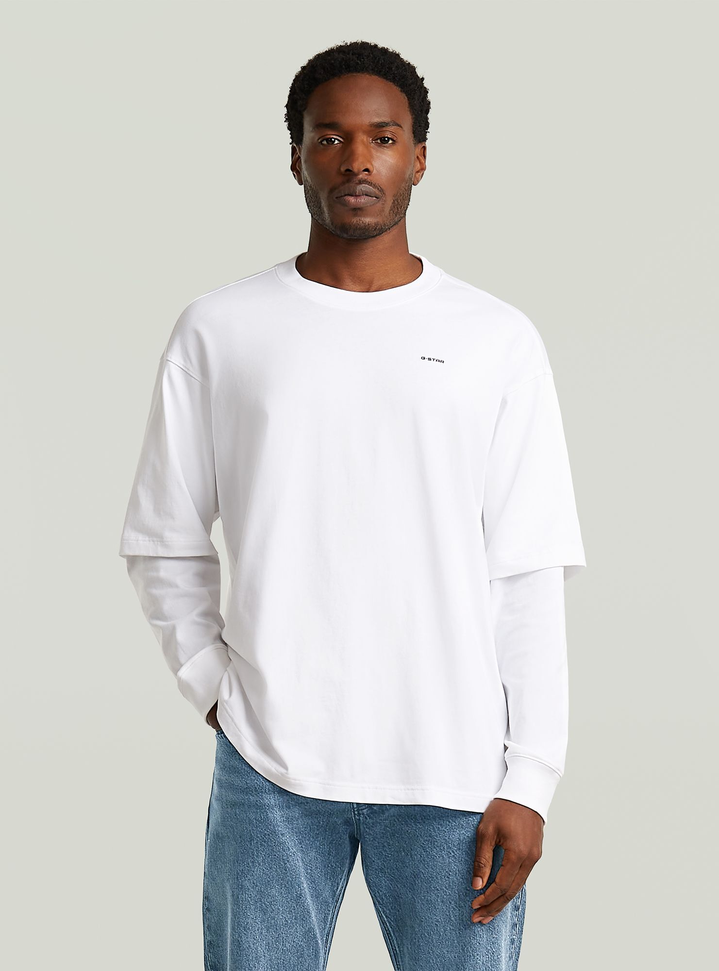 G-STAR T-Shirt "Double Sleeve Loose T-Shirt"