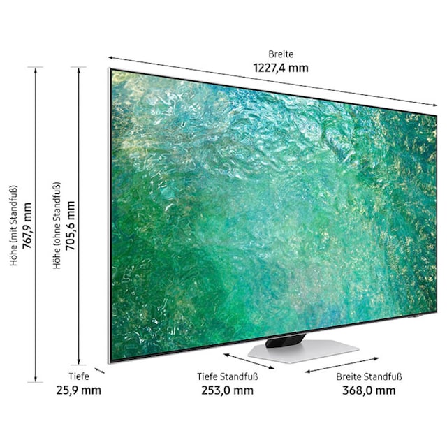 Samsung LED-Fernseher, 138 cm/55 Zoll, Smart-TV, Neo Quantum HDR-Neural  Quantum Prozessor 4K-Dolby Atmos & OTS-Gaming Hub-Smart Hub & Gaming Hub |  BAUR | alle Fernseher