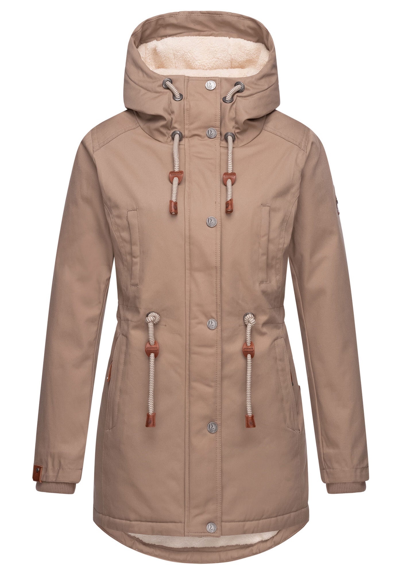 Navahoo Winterjacke »Ireliaa«, mit warmen Teddyfell