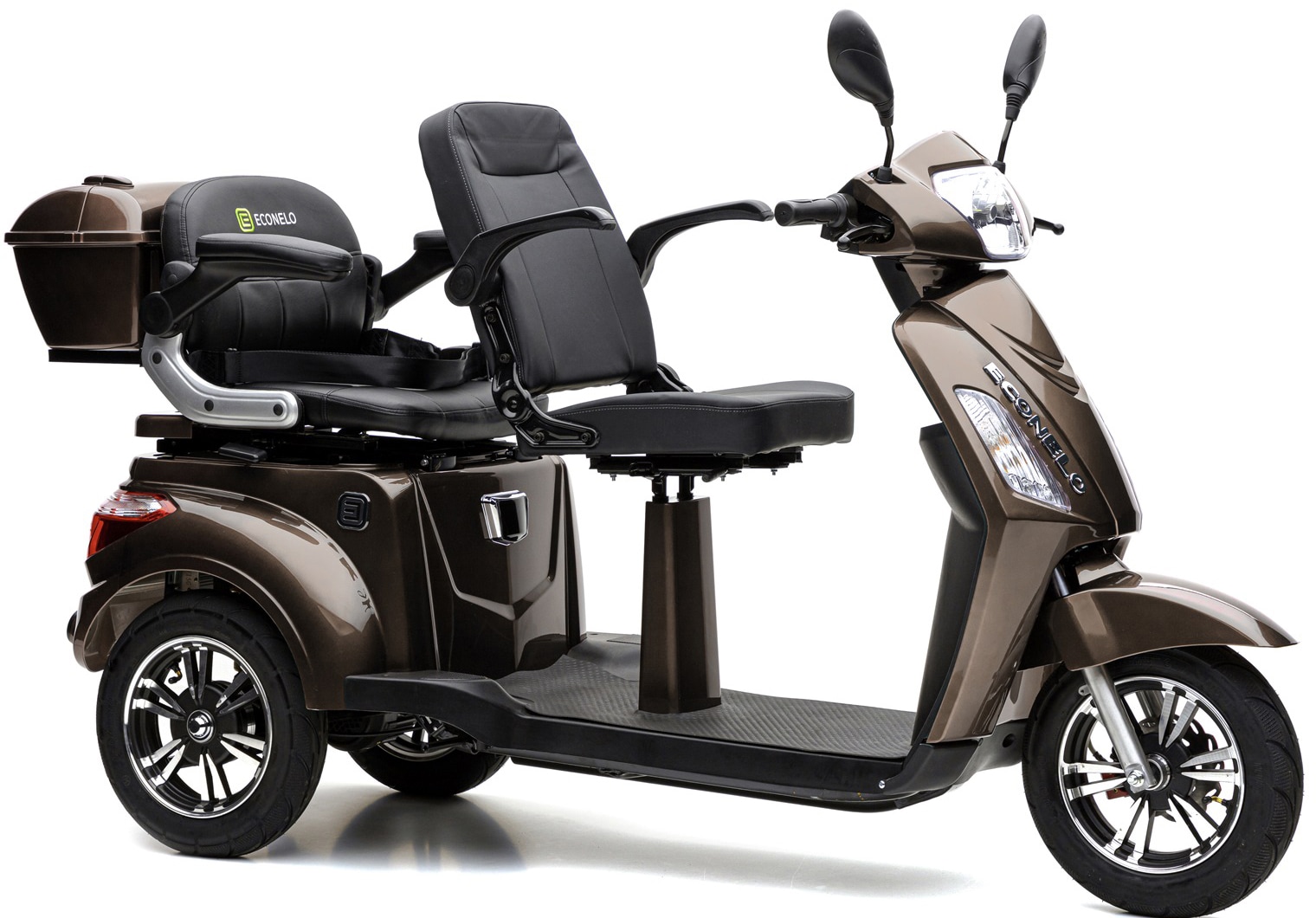 ECONELO Elektromobil »Seniorenmobil BILLY 2.0«, 1000 W, 25 km/h, (mit Topcase)