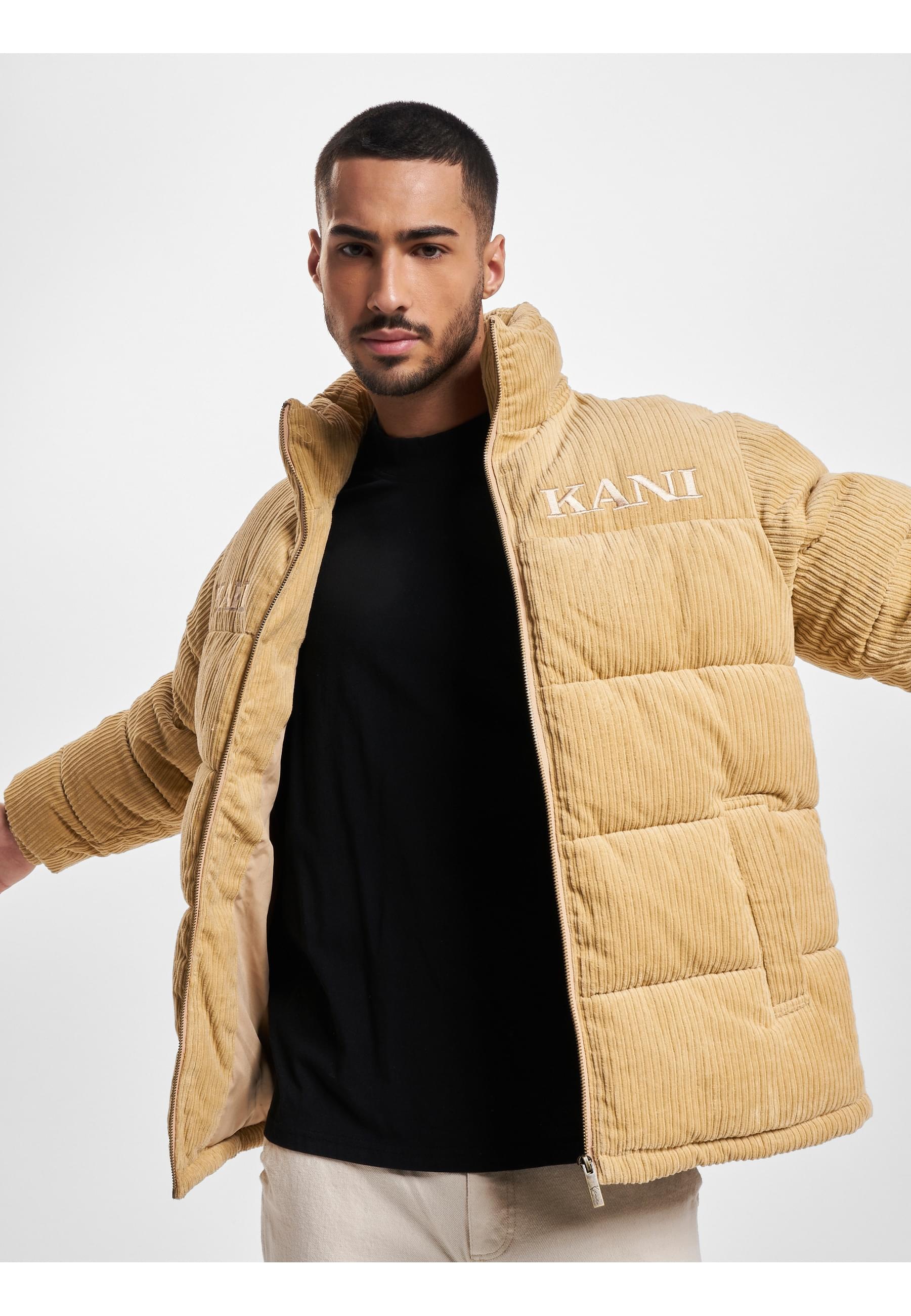 Karl Kani Winterjacke »Karl Kani Unisex KM233-038-2 KK Retro Corduroy Puffer Jacket«, (1 St.), ohne Kapuze